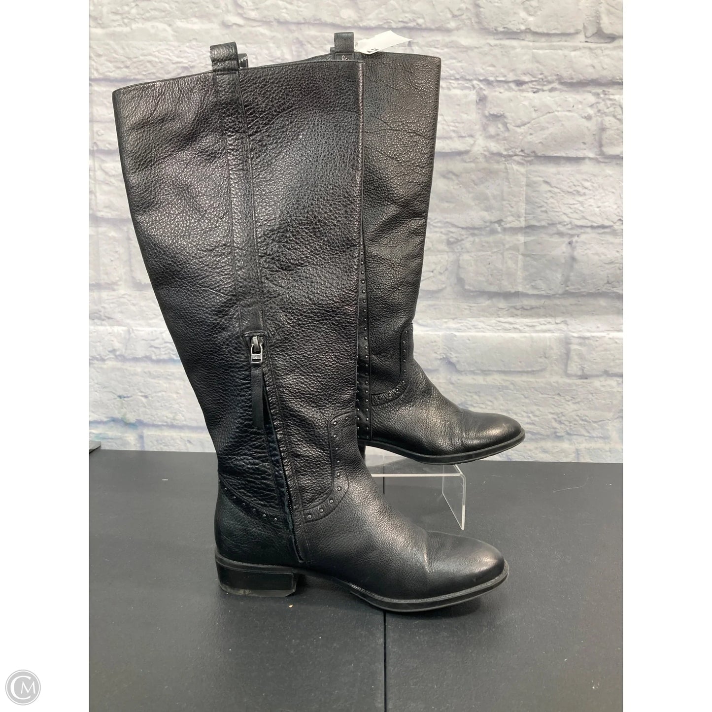 Boots Mid-calf Flats By Sam Edelman In Black, Size: 7