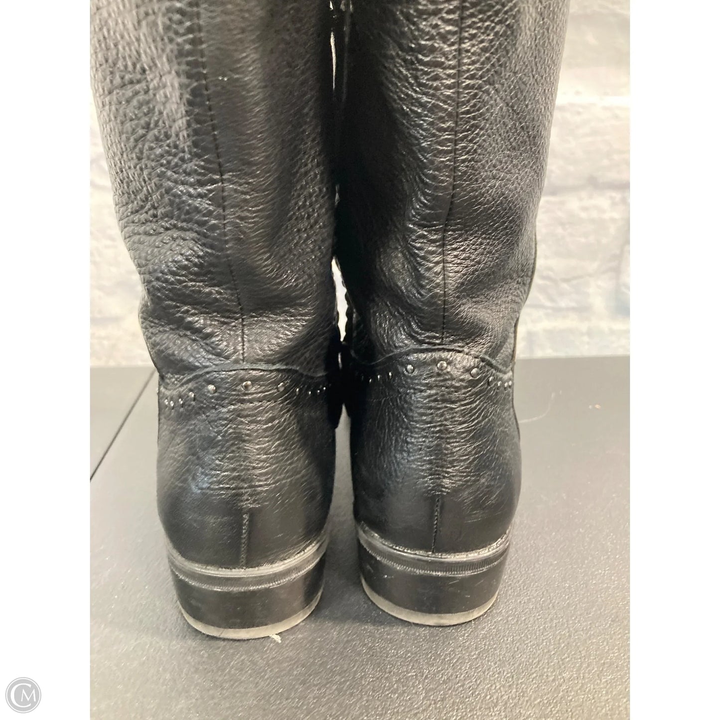 Boots Mid-calf Flats By Sam Edelman In Black, Size: 7