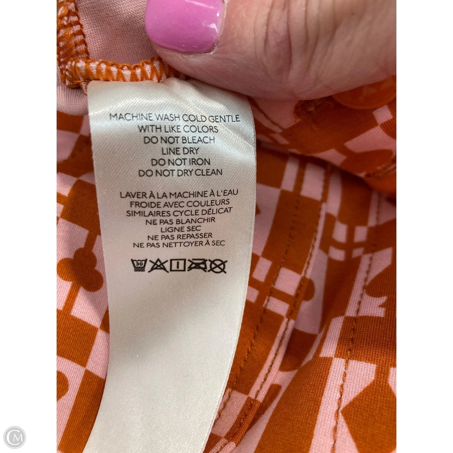 Pants Dress By Maeve In Orange & Pink, Size: 2