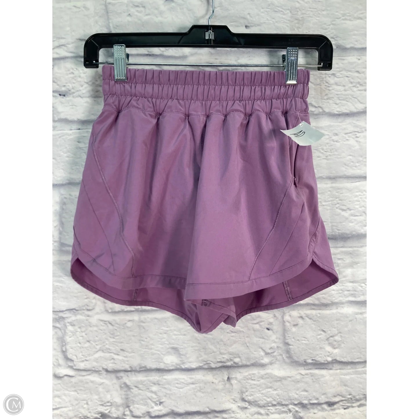 Athletic Shorts By Lululemon In Purple, Size: 4