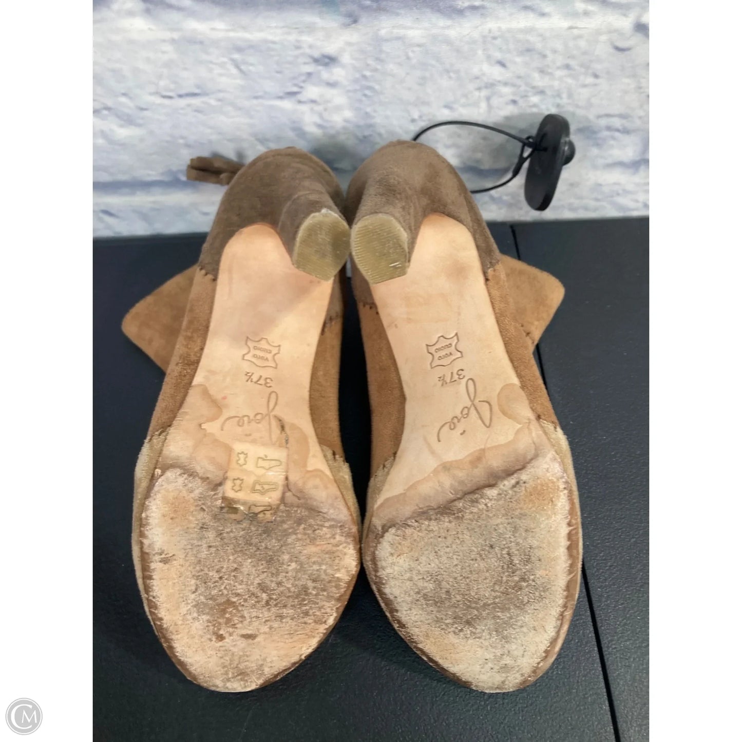 Boots Ankle Heels By Joie In Brown, Size: 7