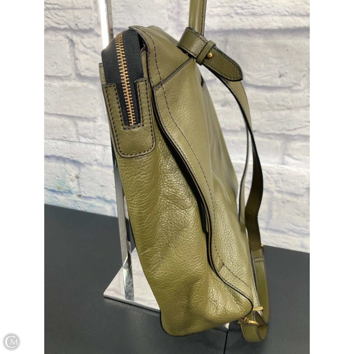 Backpack Leather By Fossil, Size: Large