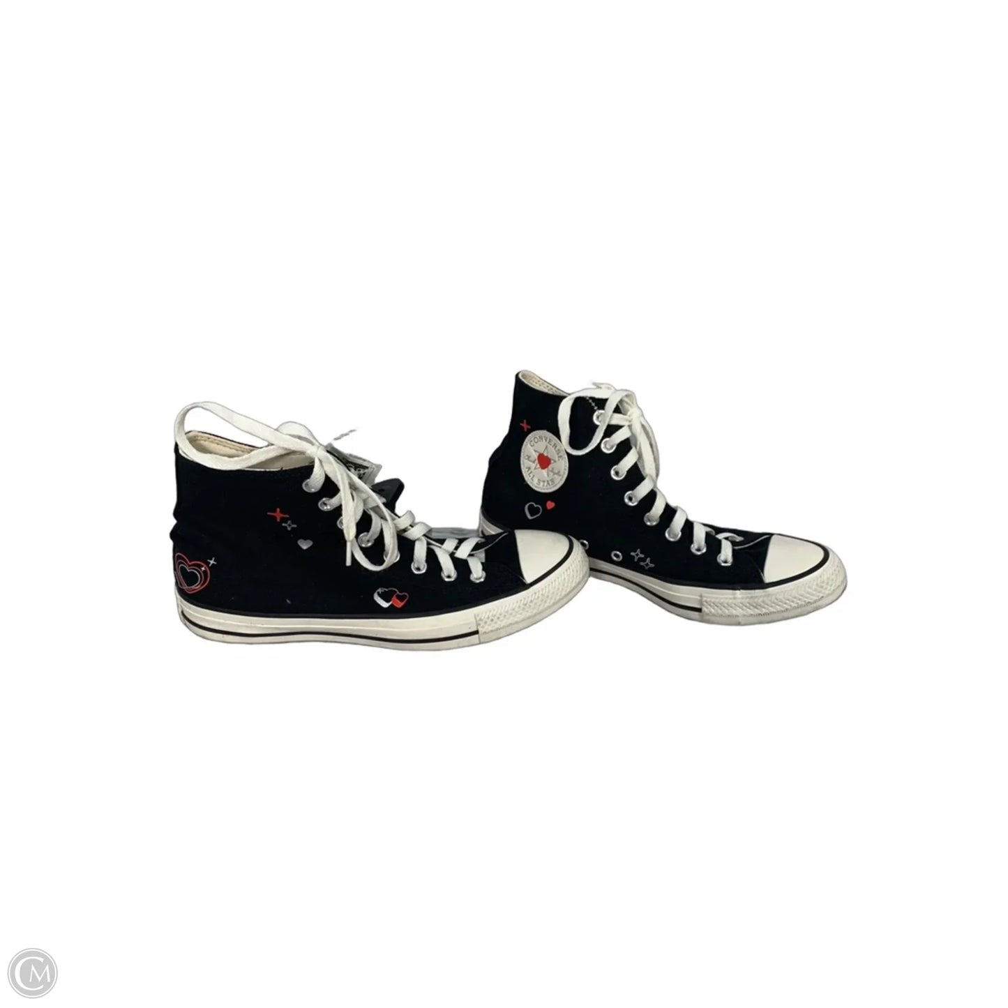 Shoes Sneakers By Converse In Black & White, Size: 9.5
