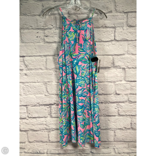 Dress Designer By Lilly Pulitzer In Blue & Pink, Size: M