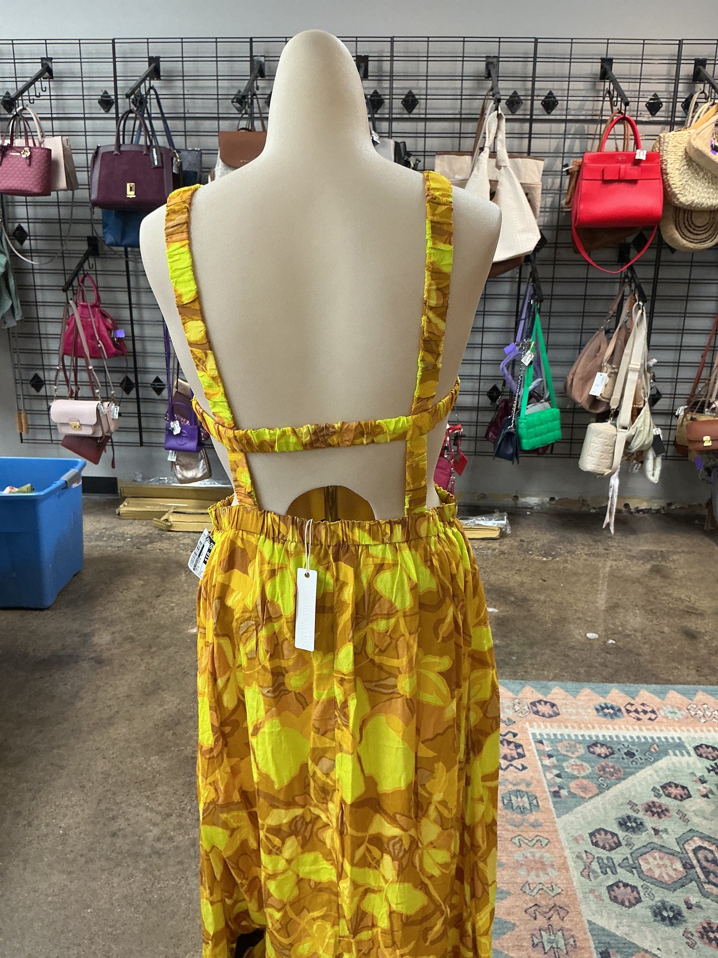 Dress Casual Maxi By Olivaceous In Yellow, Size:L