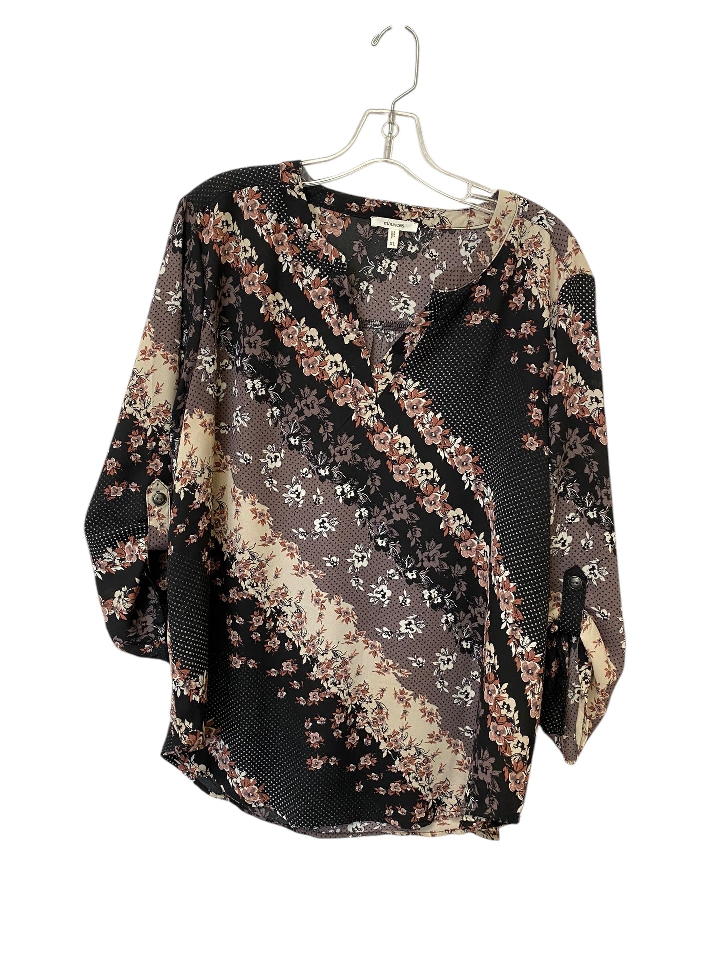 Top 3/4 Sleeve By Maurices In Multi-colored, Size: Xl