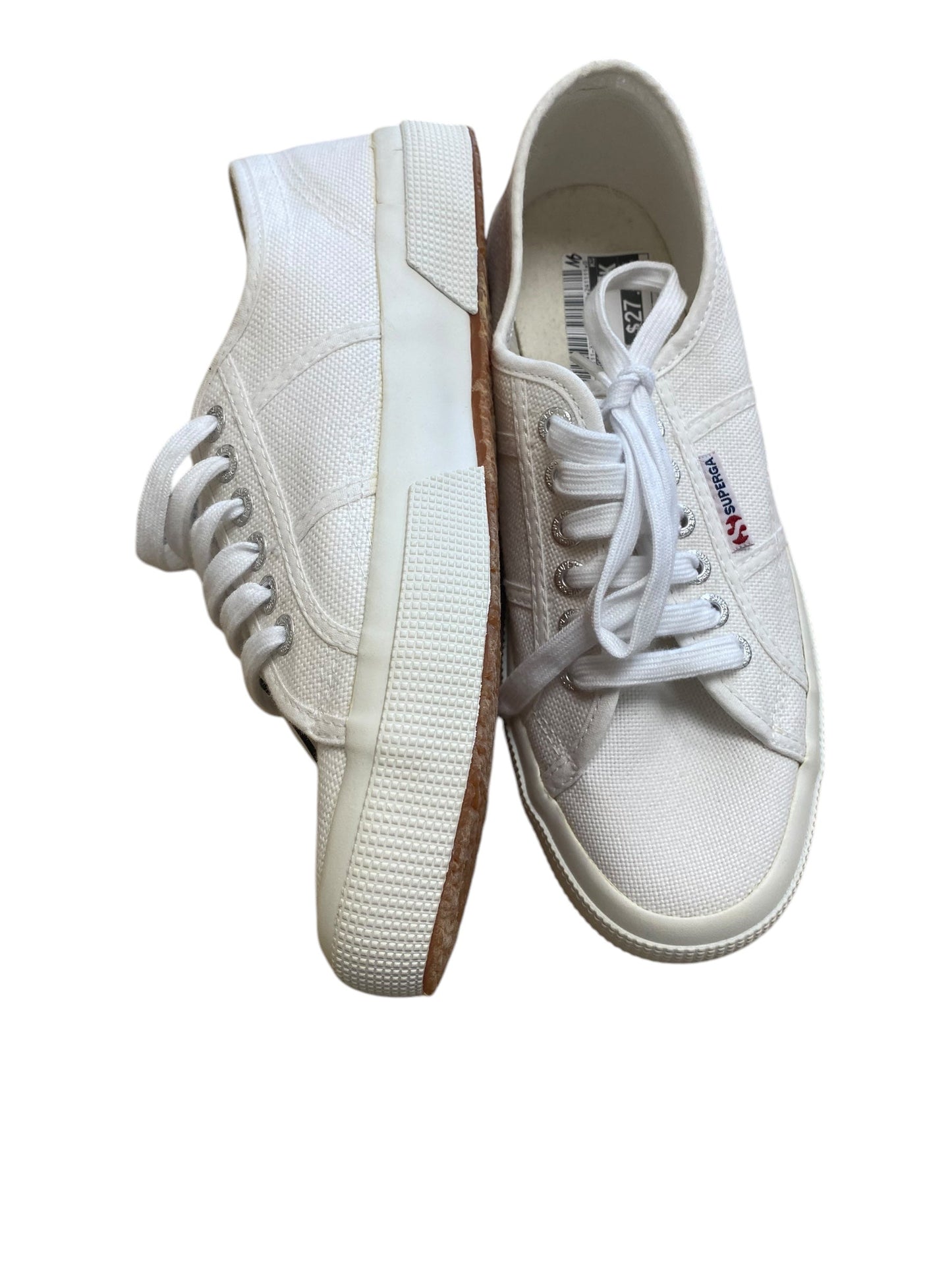 Shoes Sneakers By Superga In White, Size: 9