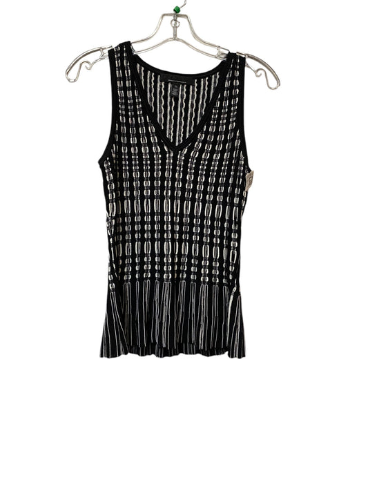 Top Sleeveless By White House Black Market In Black & White, Size: Xs