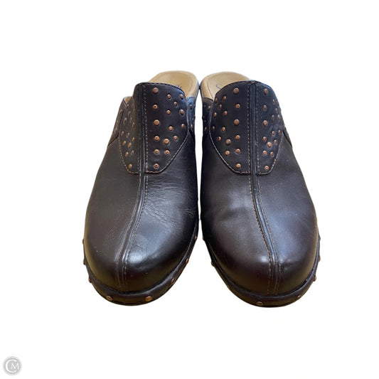 Shoes Heels Block By Sofft In Brown, Size: 9