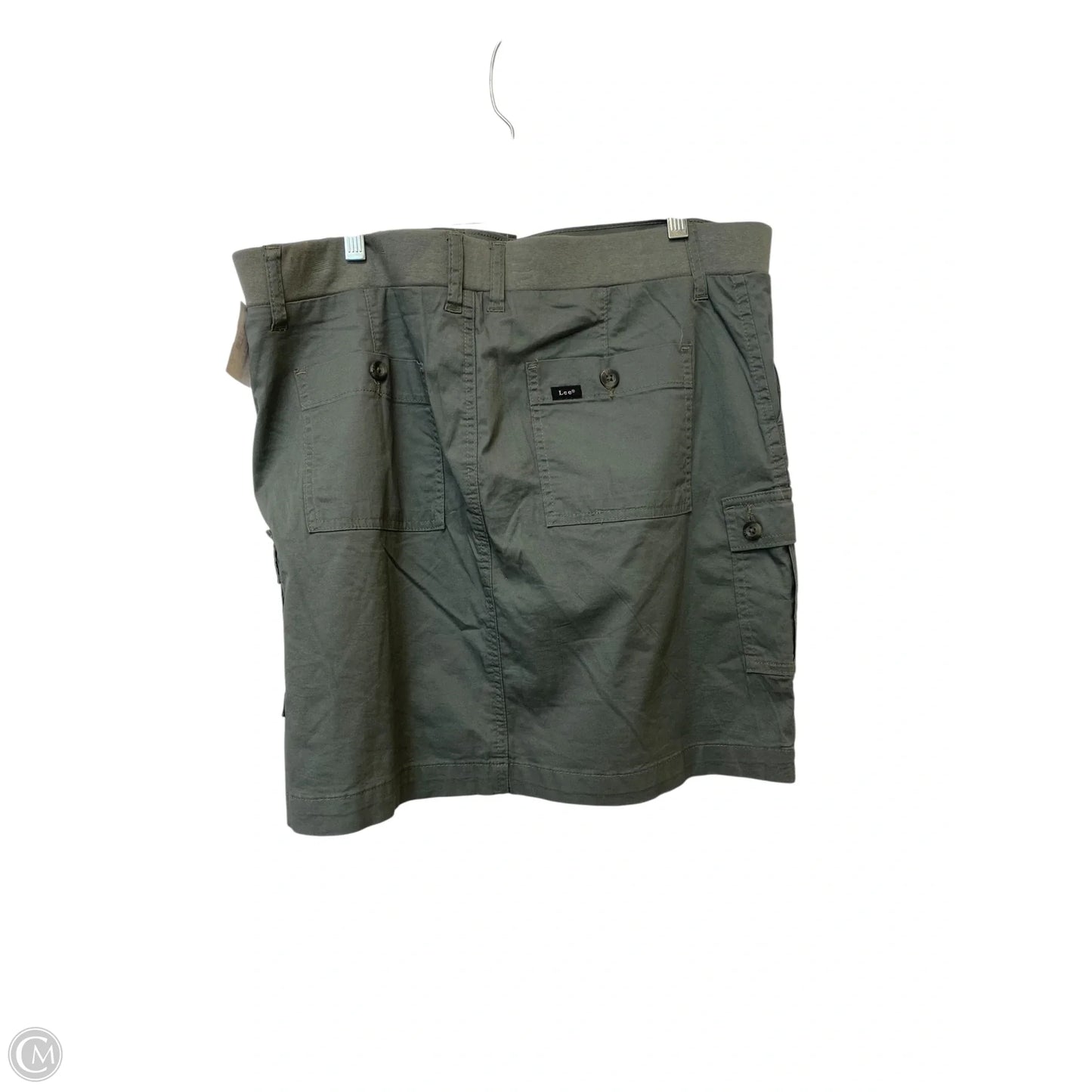 Skirt Mini & Short By Lee In Green, Size: 14