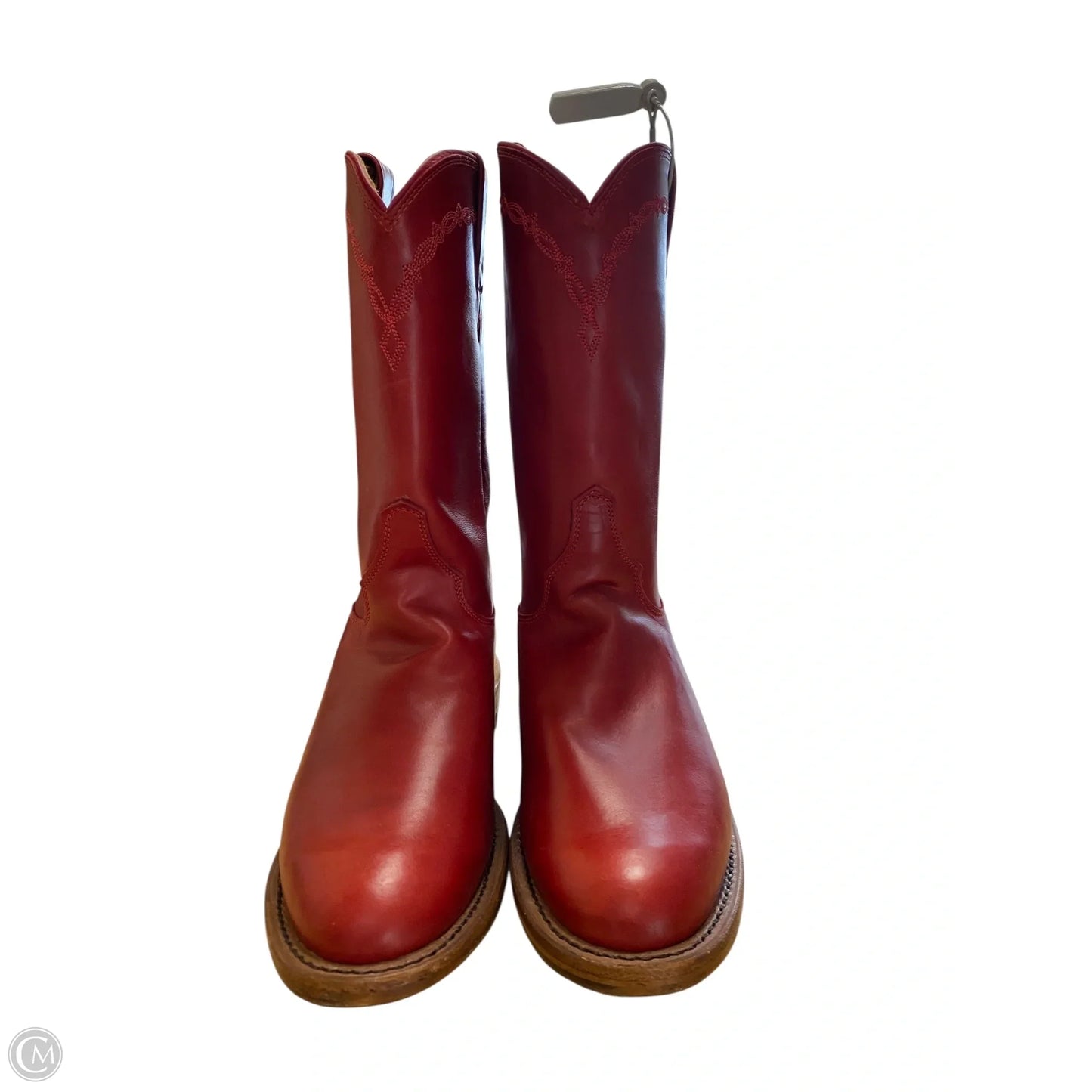 Boots Western By Justin In Red, Size: 6