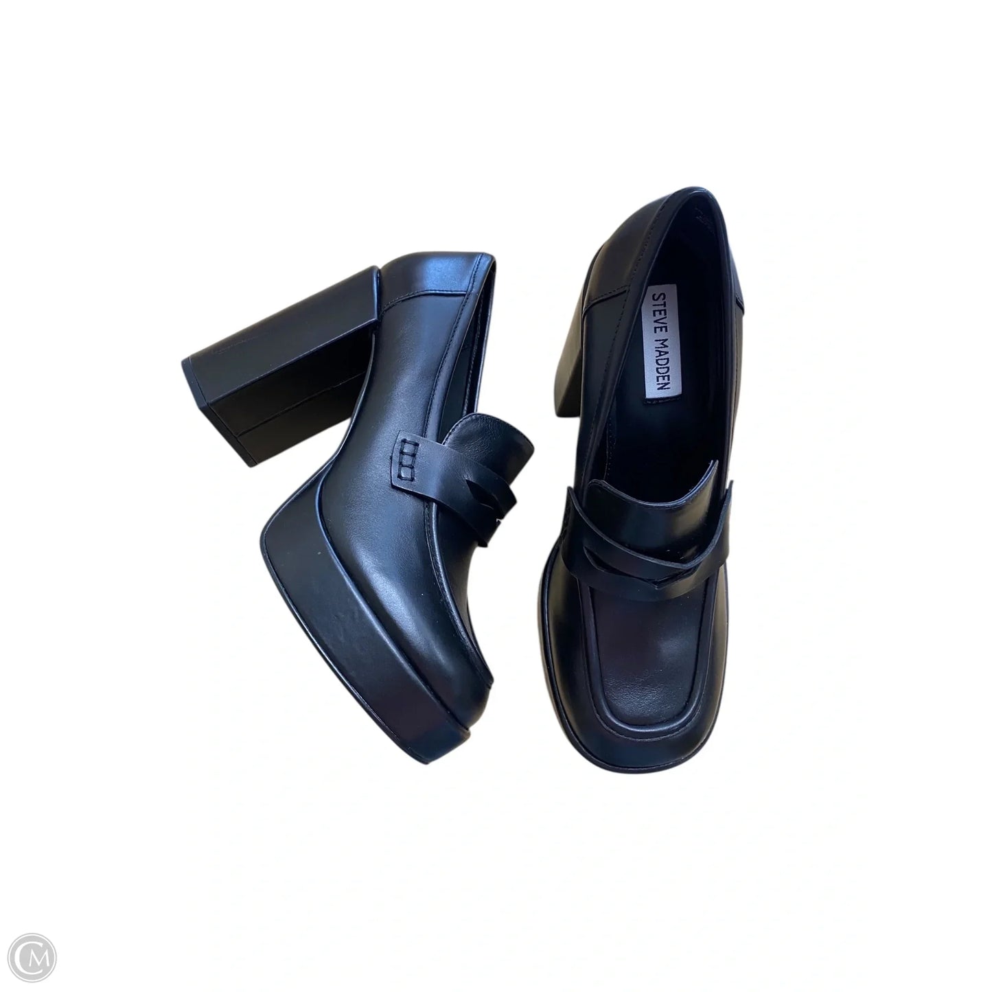 Shoes Heels Block By Steve Madden In Black, Size: 9.5