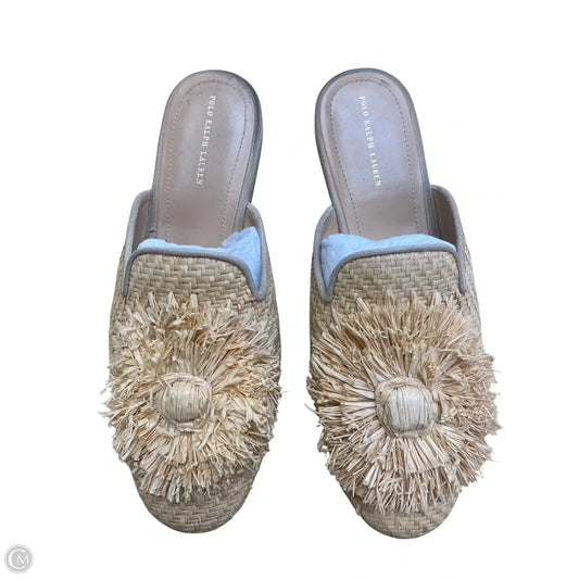 Sandals Flats By Ralph Lauren In Tan, Size: 8.5