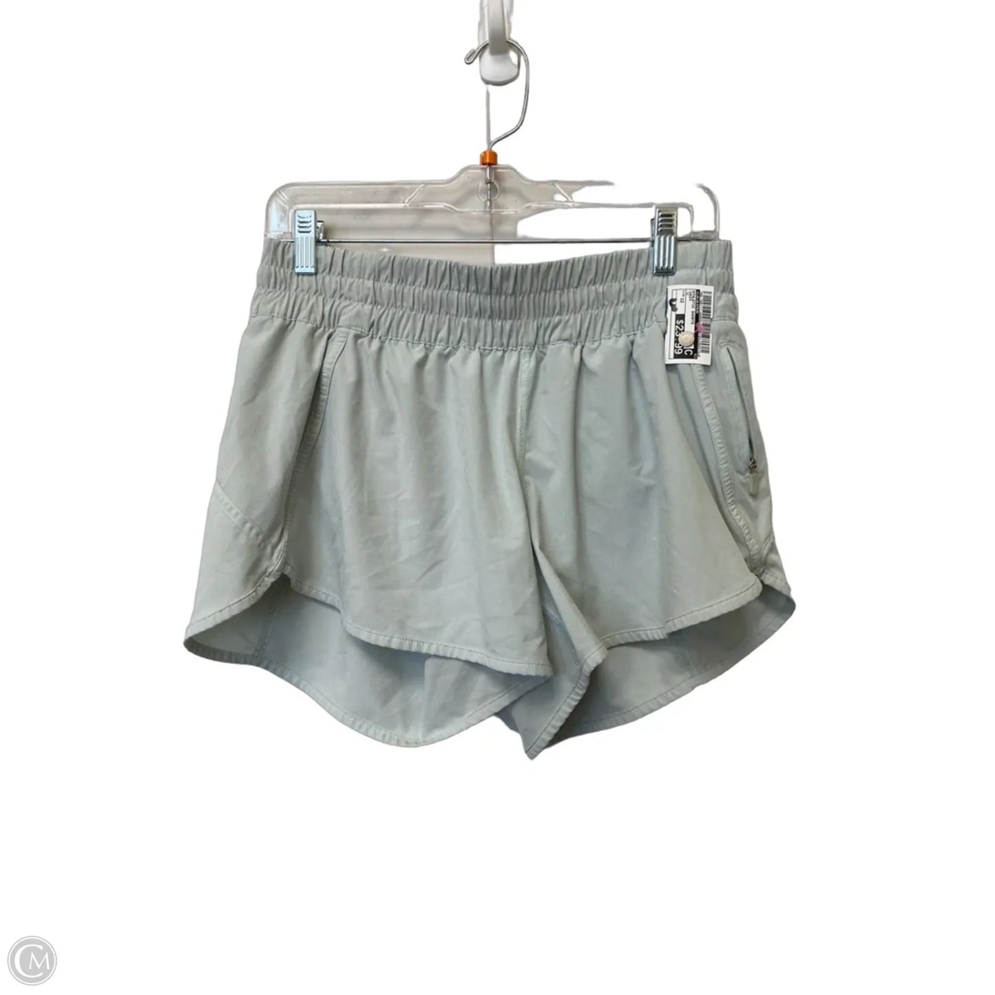 Athletic Shorts By Lululemon In Green, Size: 12