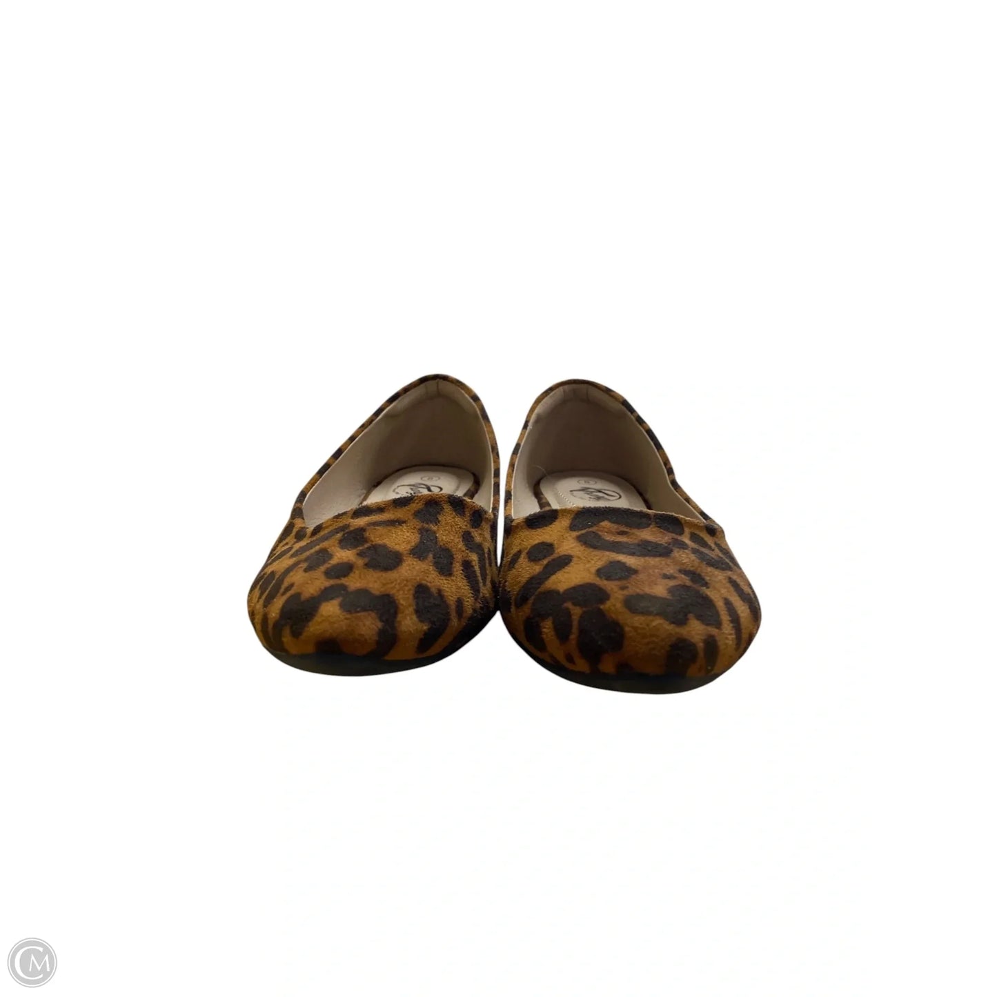 Shoes Flats By Clothes Mentor In Animal Print, Size: 8