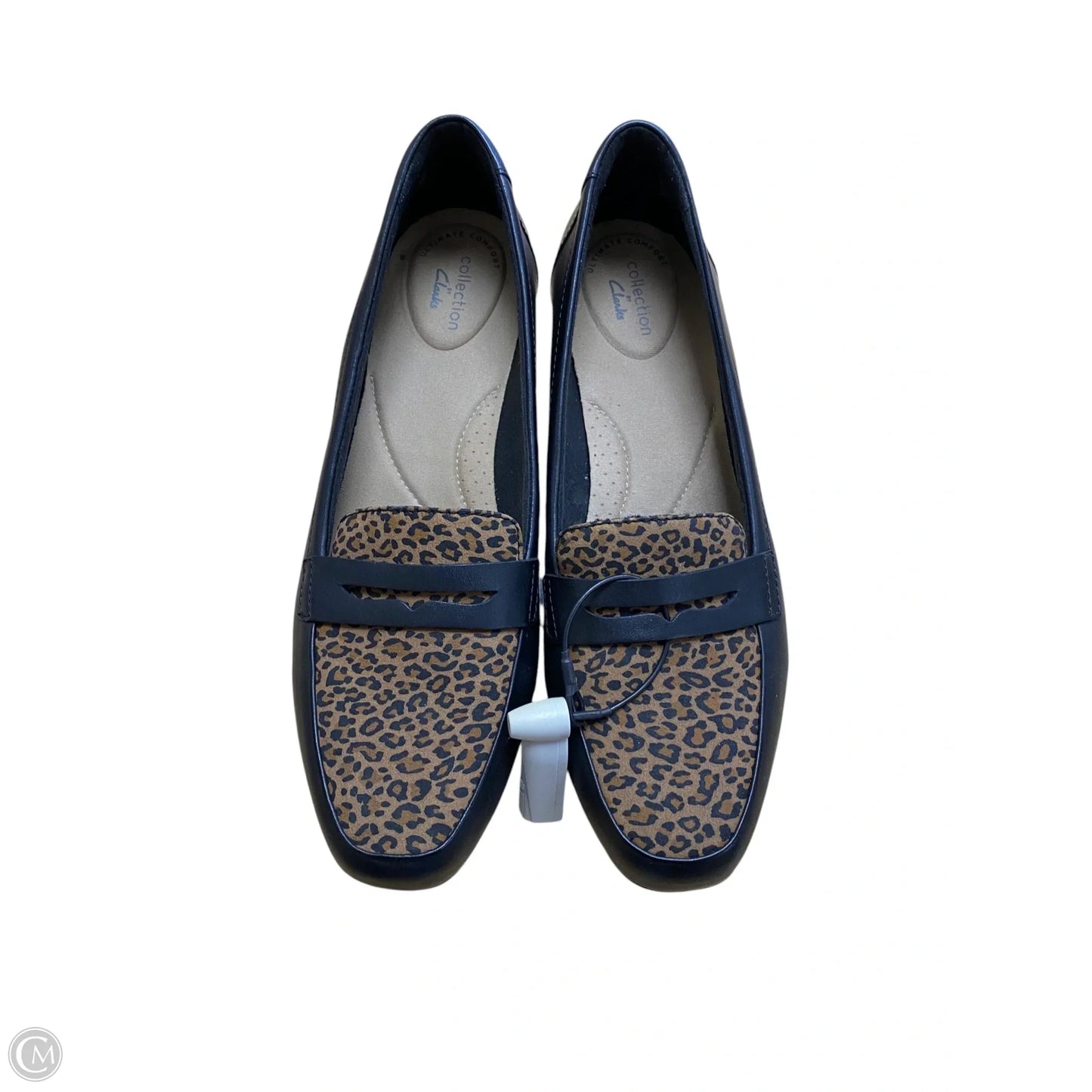 Shoes Heels Block By Clarks In Animal Print, Size: 9.5