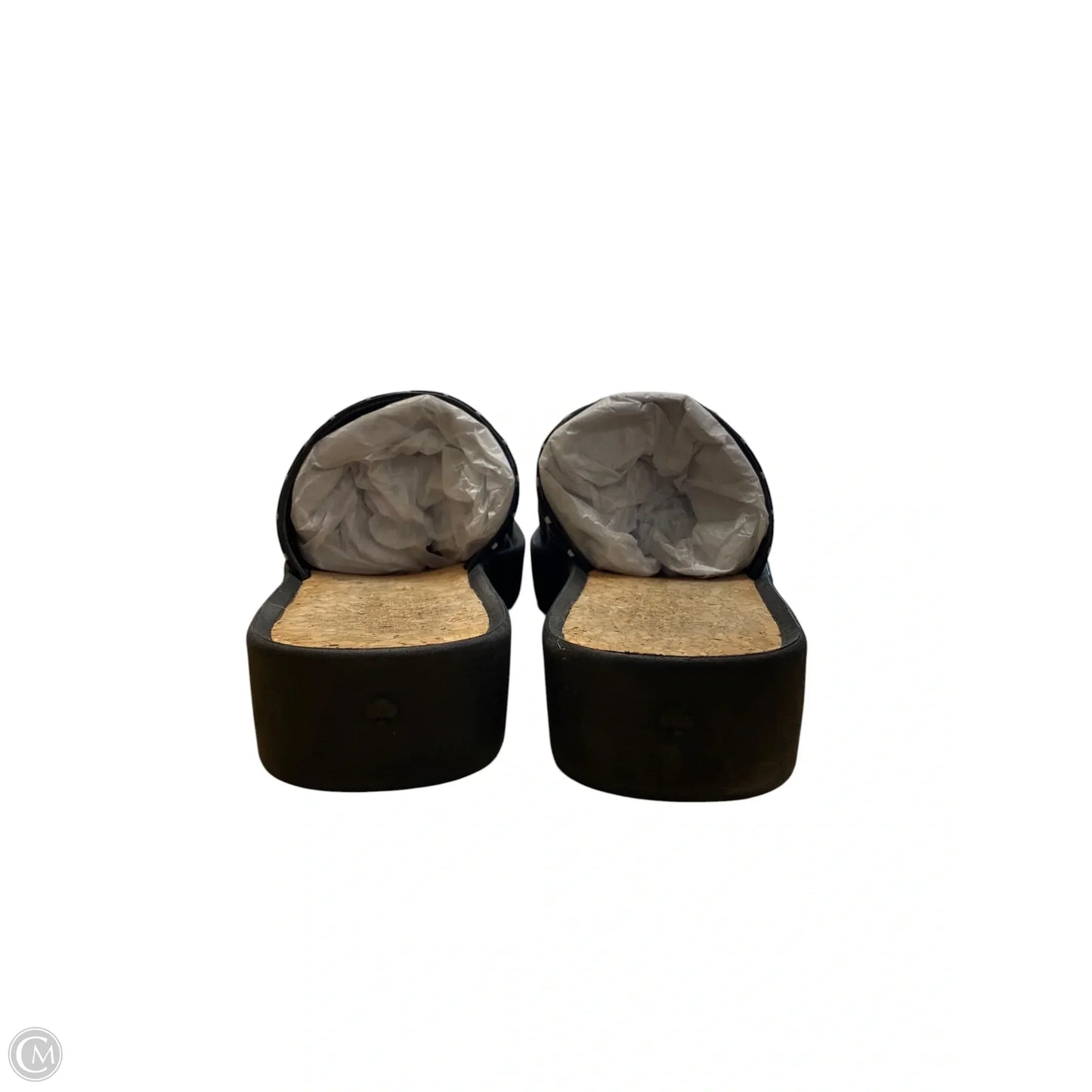 Sandals Designer By Kate Spade In Black & White, Size: 9