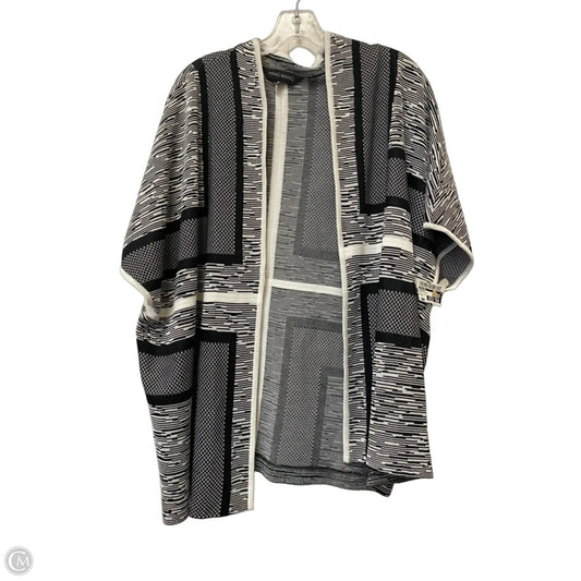 Cardigan By Ming Wang In Black & White, Size: M