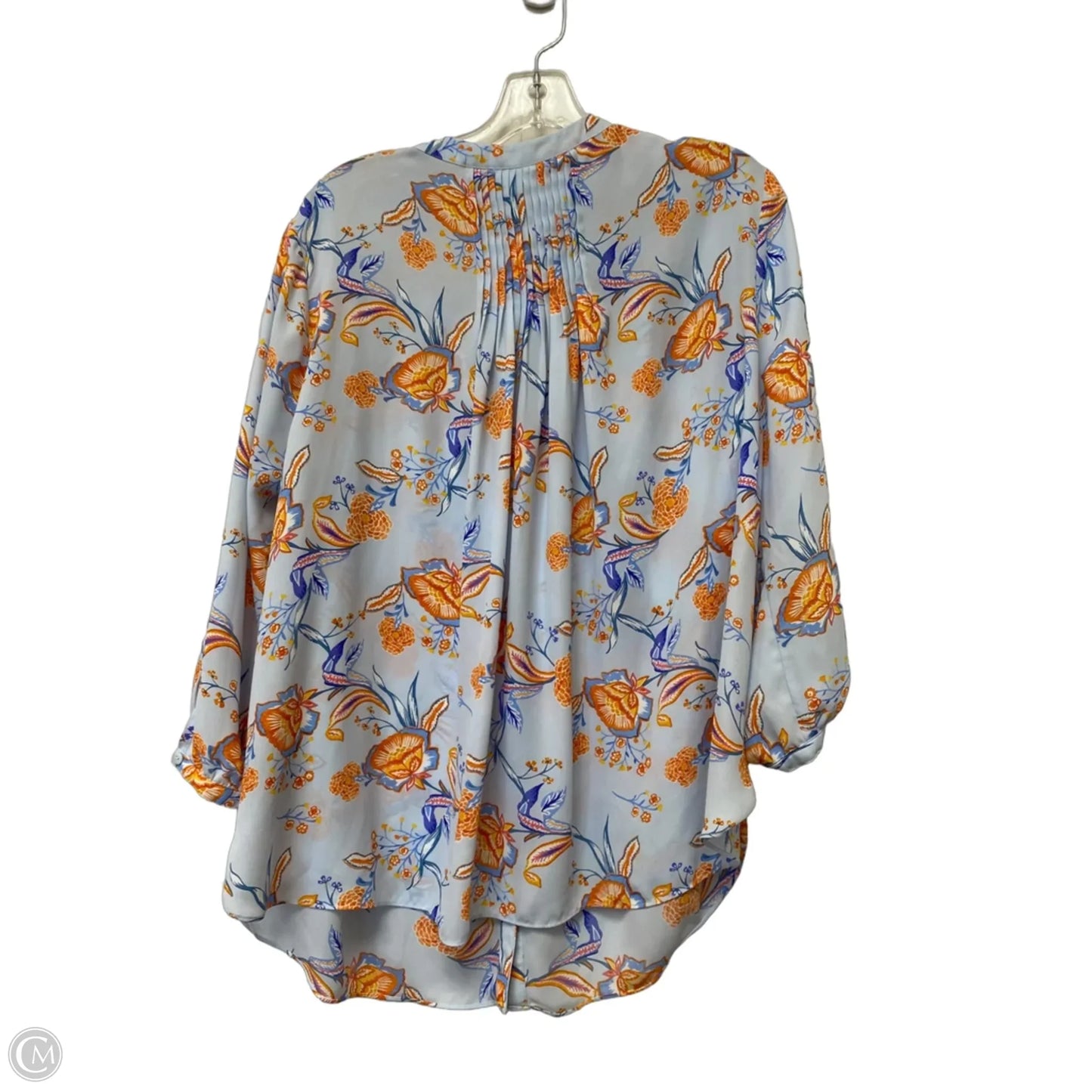 Top Long Sleeve By Not Your Daughters Jeans In Floral Print, Size: 1x