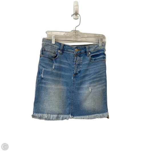 Skirt Mini & Short By Miss Me In Blue Denim, Size: 28