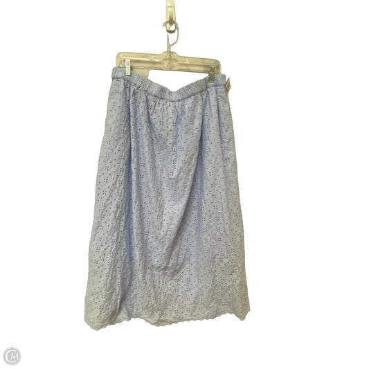 Skirt Maxi By Universal Thread In Blue, Size: Xl