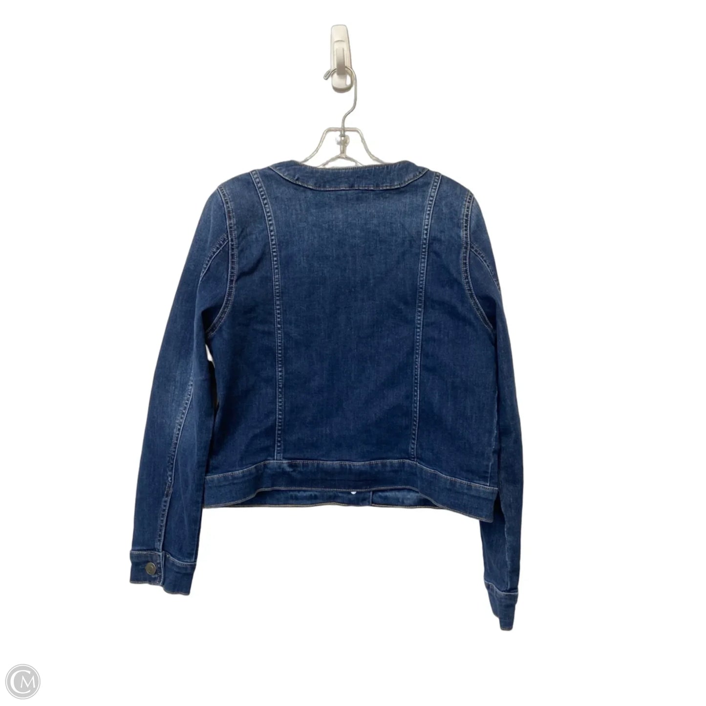 Jacket Denim By St Johns Bay In Blue Denim, Size: M