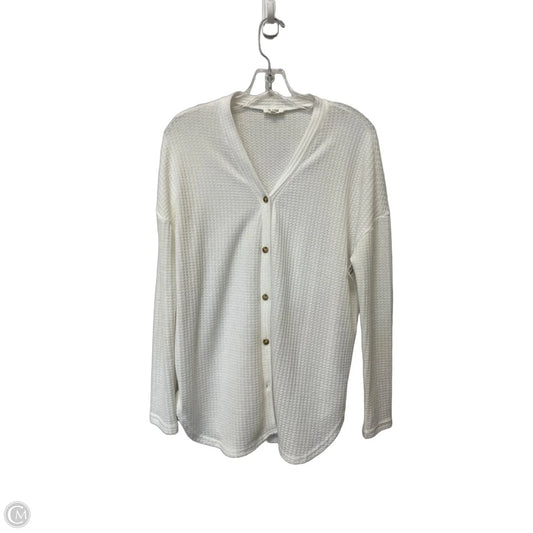 Cardigan By La Miel In White, Size: S