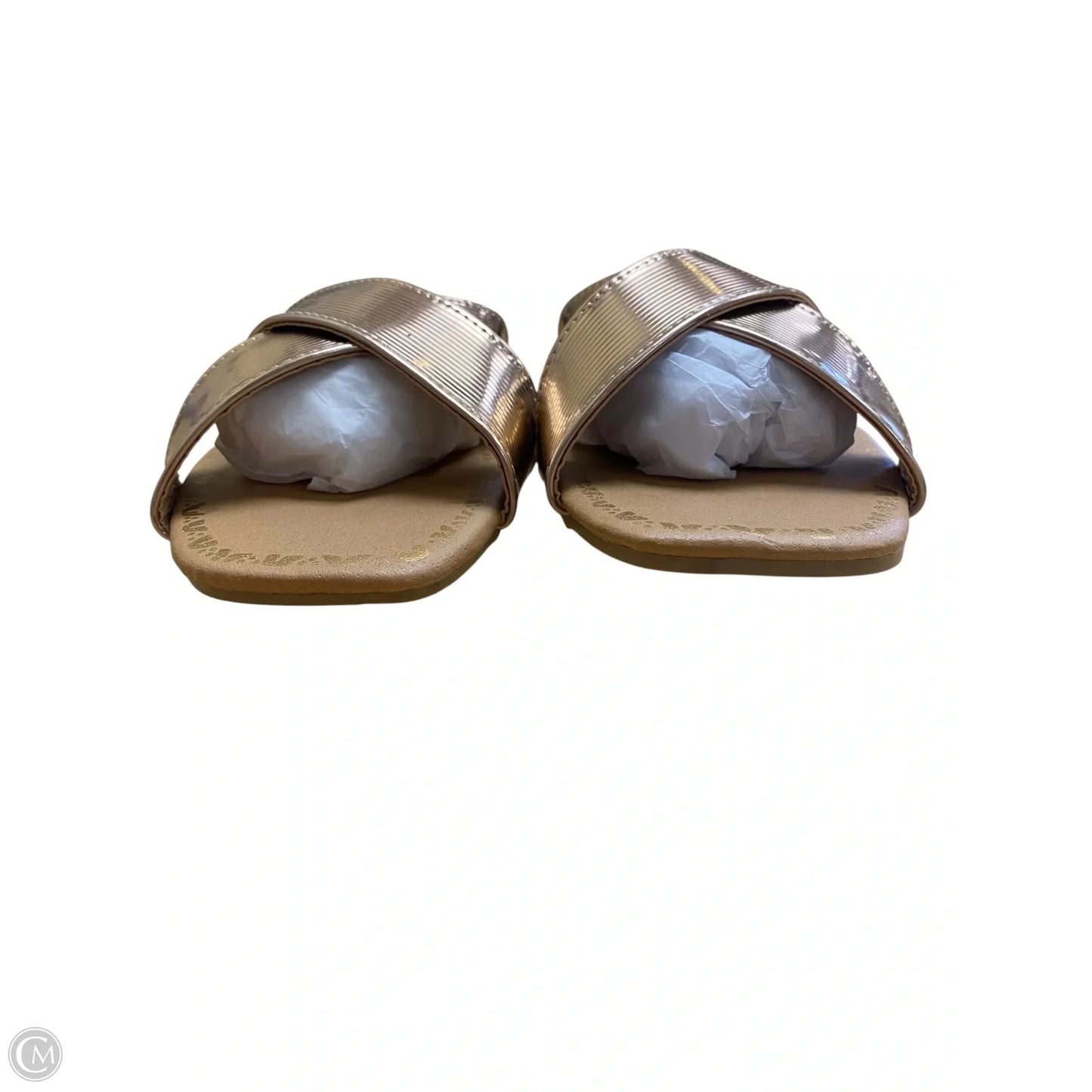 Sandals Flats By Qupid In Rose Gold, Size: 7