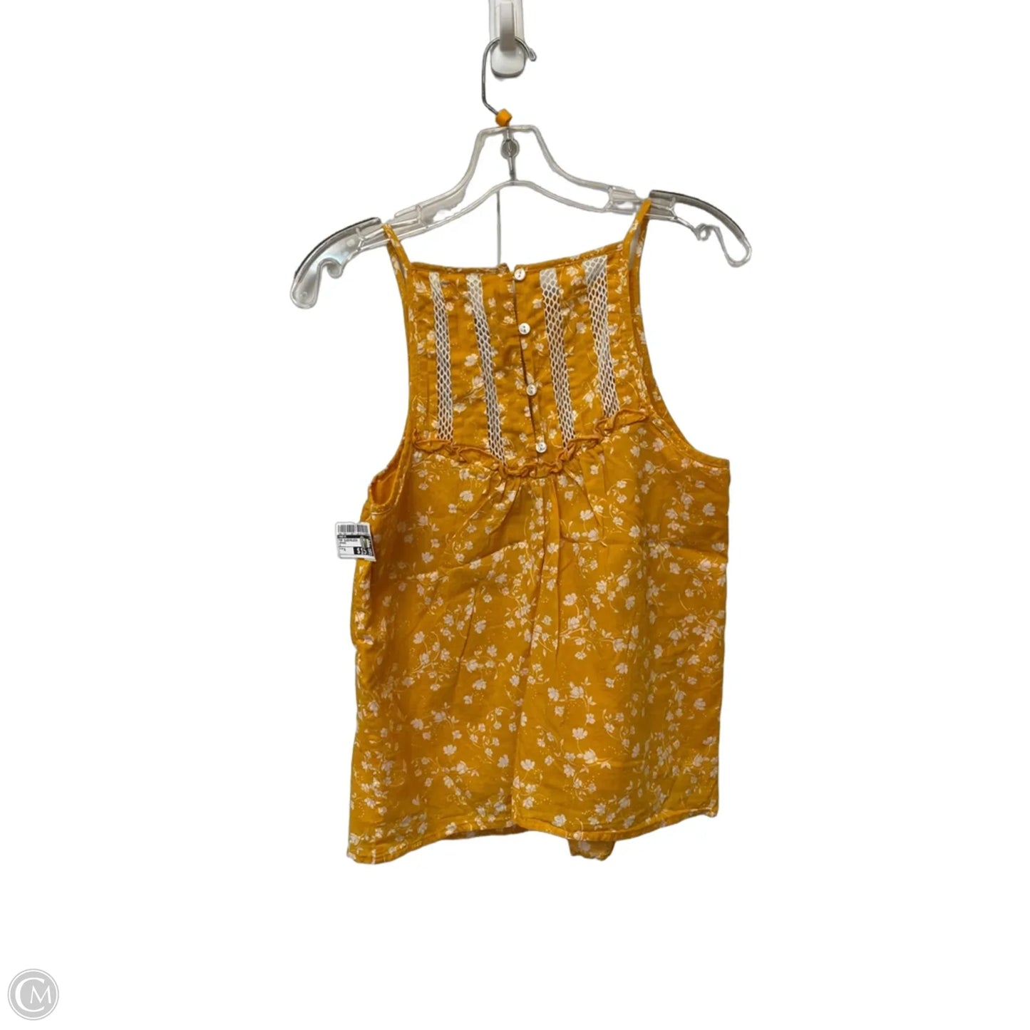 Top Sleeveless By Maeve In Orange, Size: S