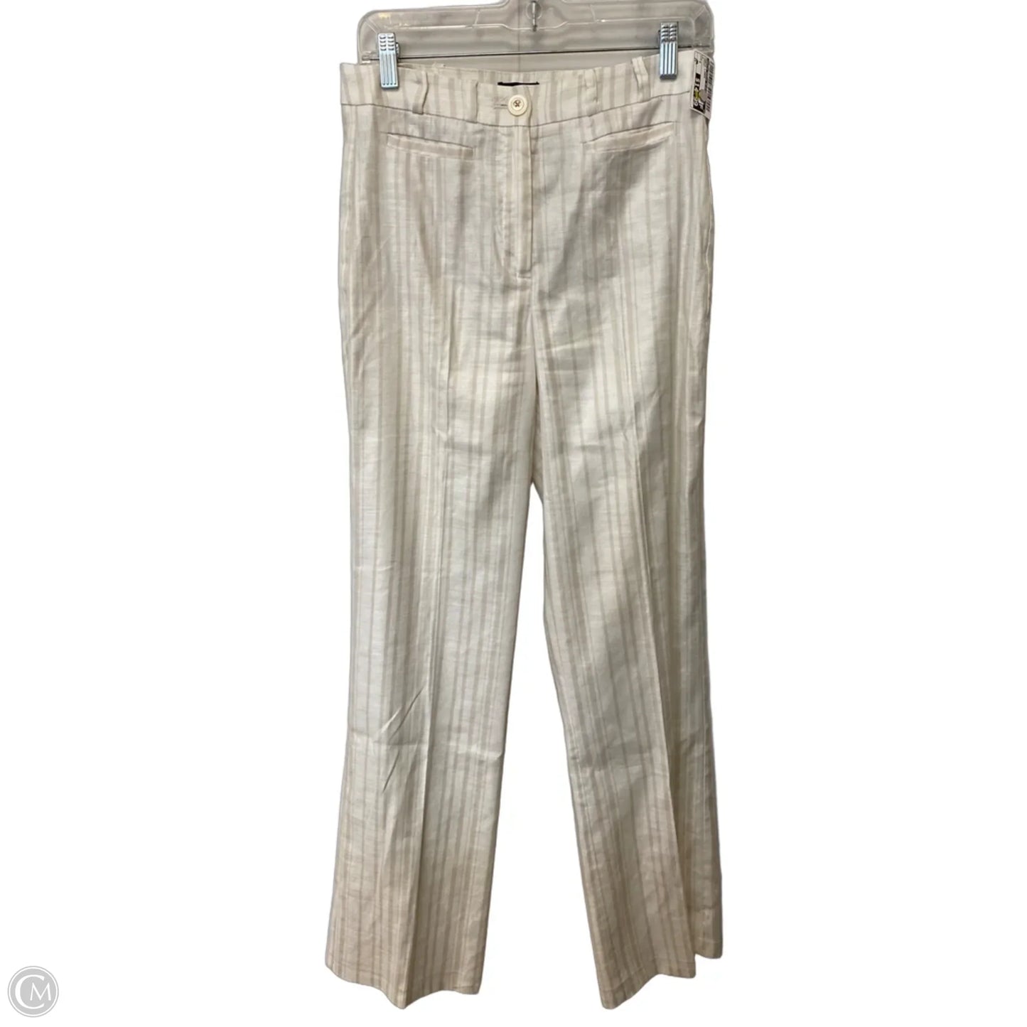 Pants Linen By White House Black Market In Cream, Size: 4