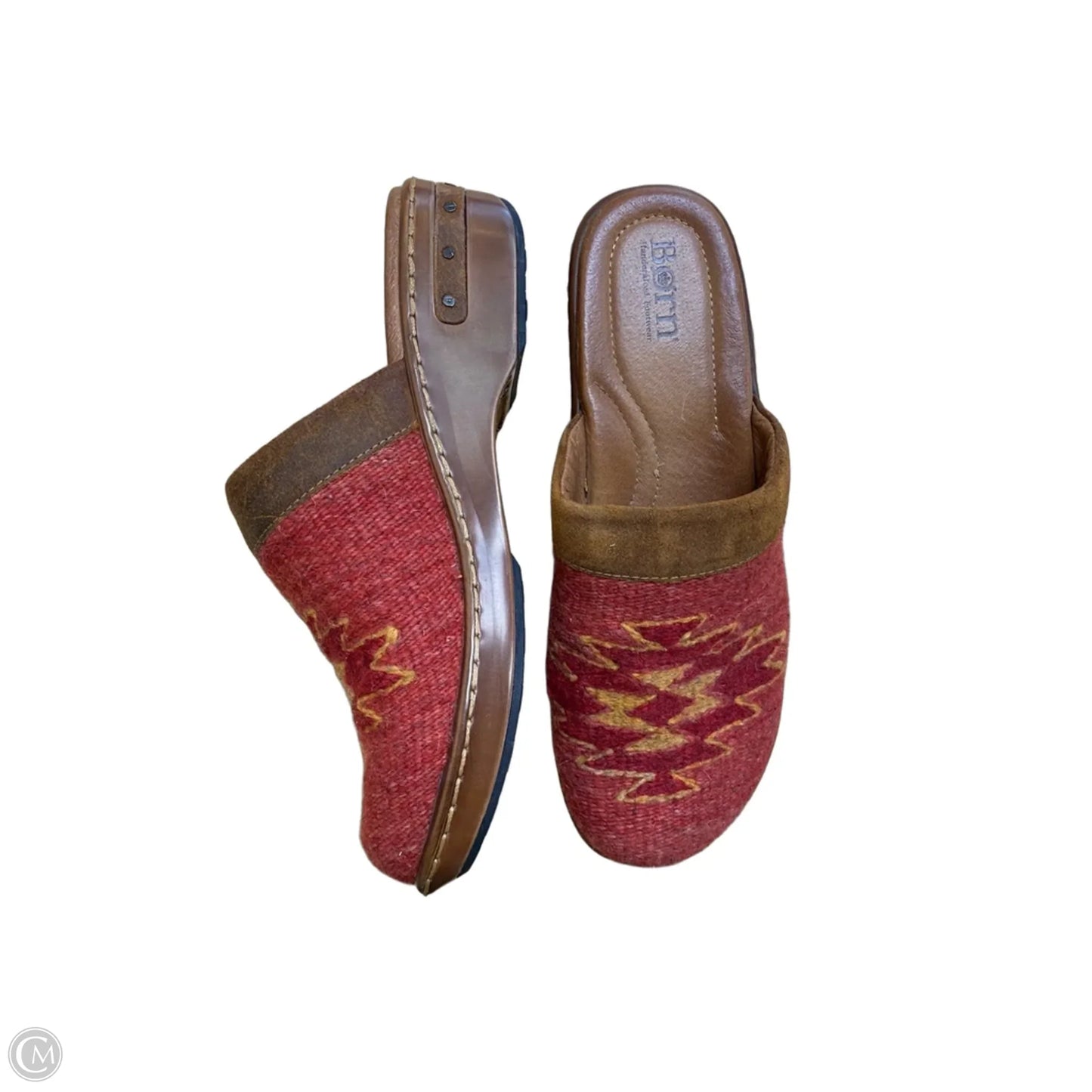 Shoes Flats By Born In Red, Size: 10