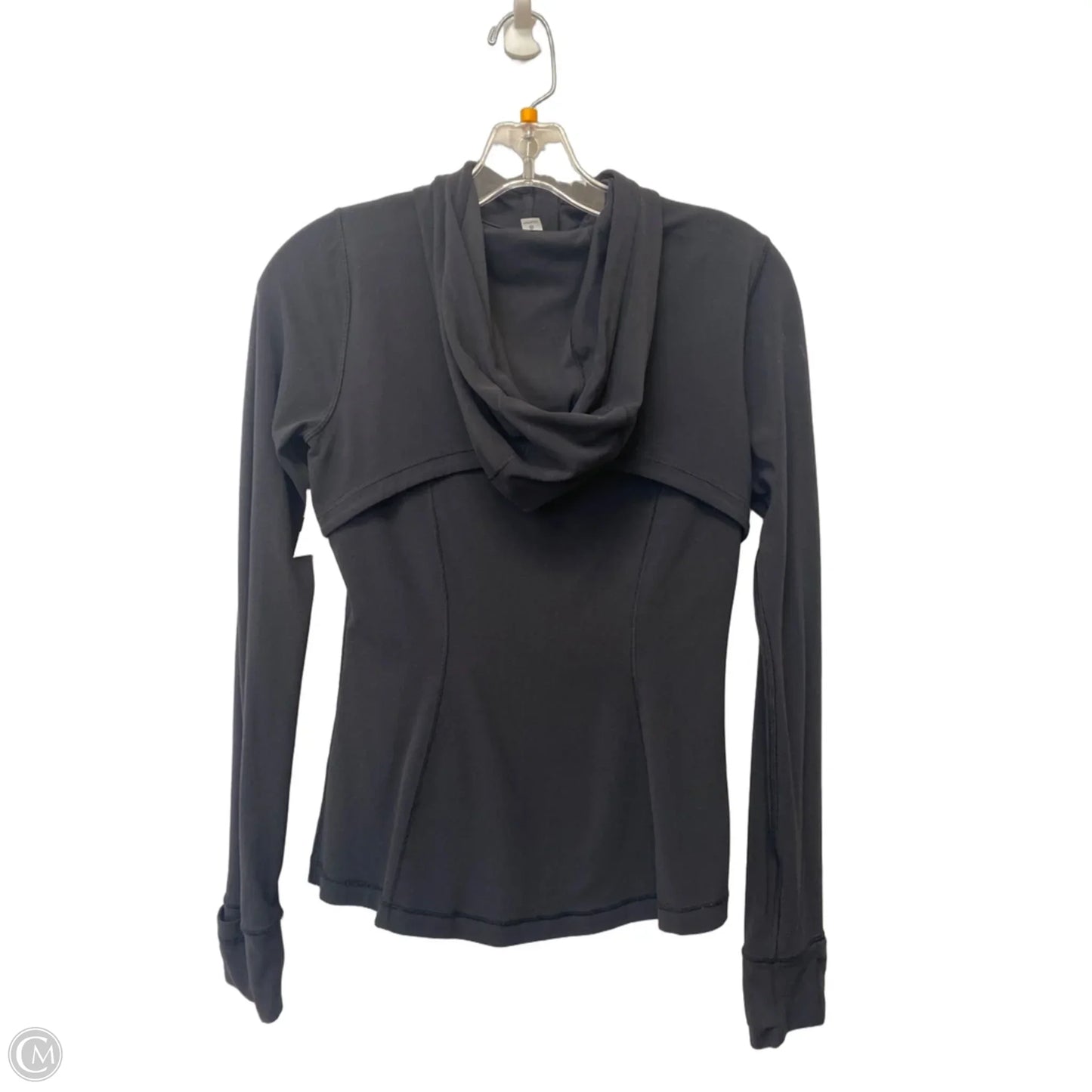 Athletic Jacket By Lululemon In Black, Size: 6