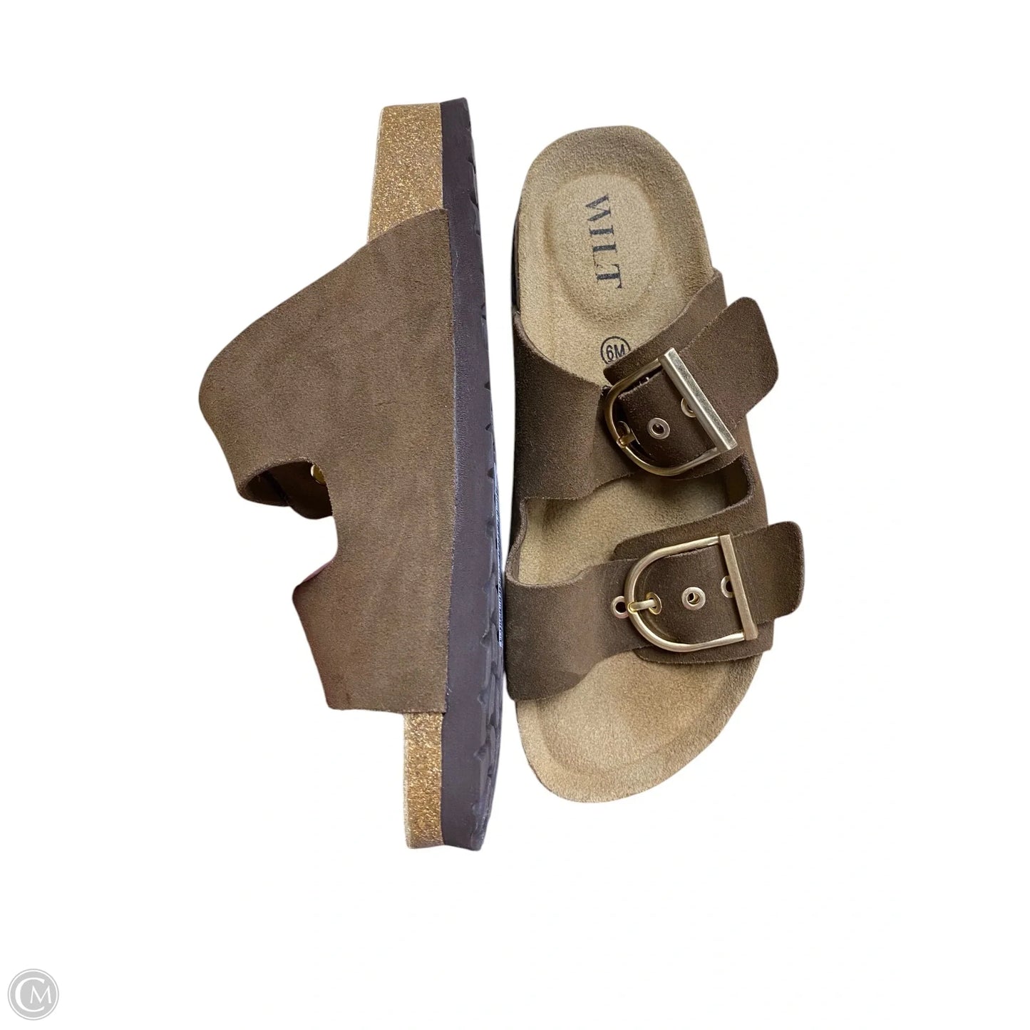 Sandals Flats By Wilt In Brown, Size: 6