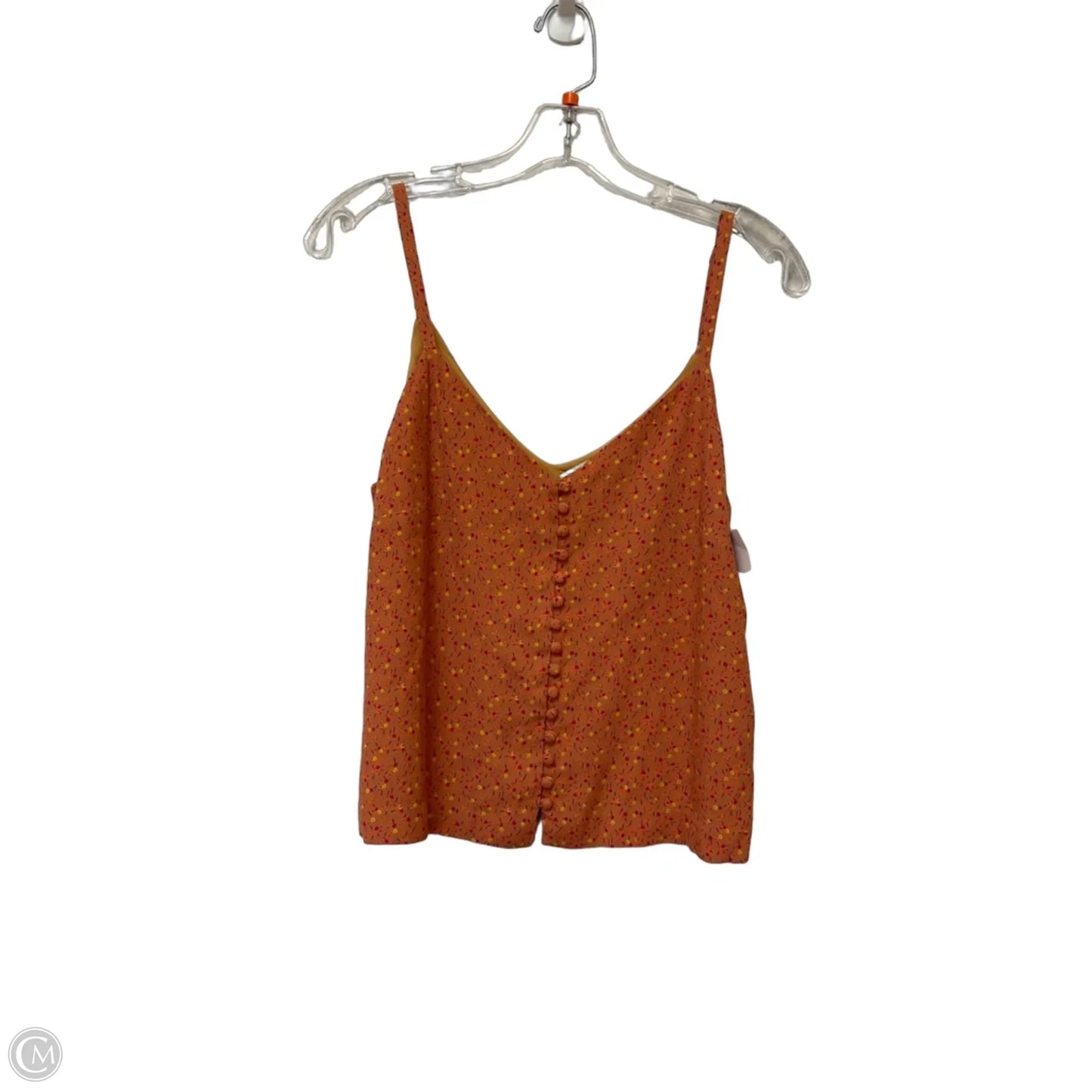 Top Sleeveless By Madewell In Orange, Size: Xs