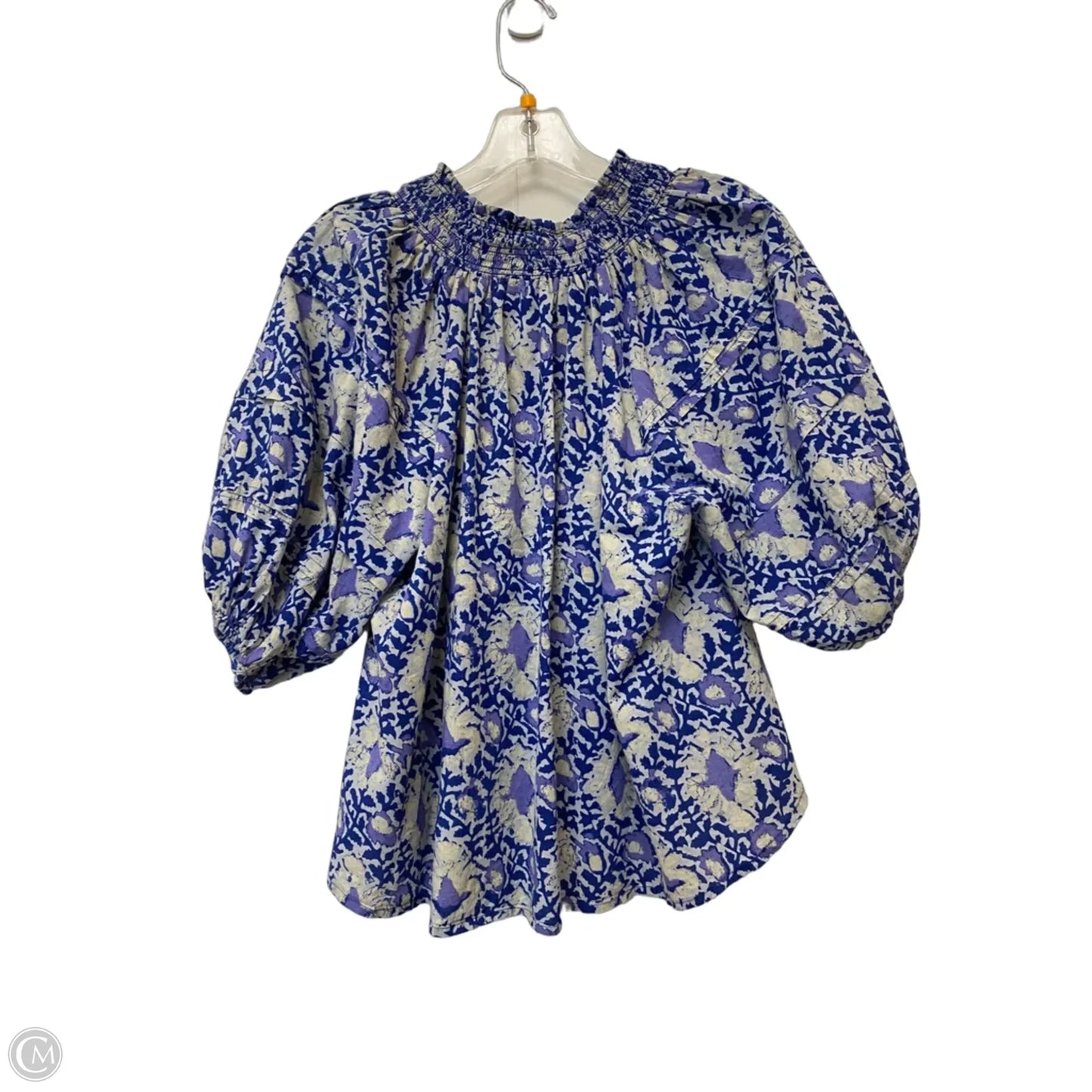 Top Short Sleeve By Free People In Blue, Size: M