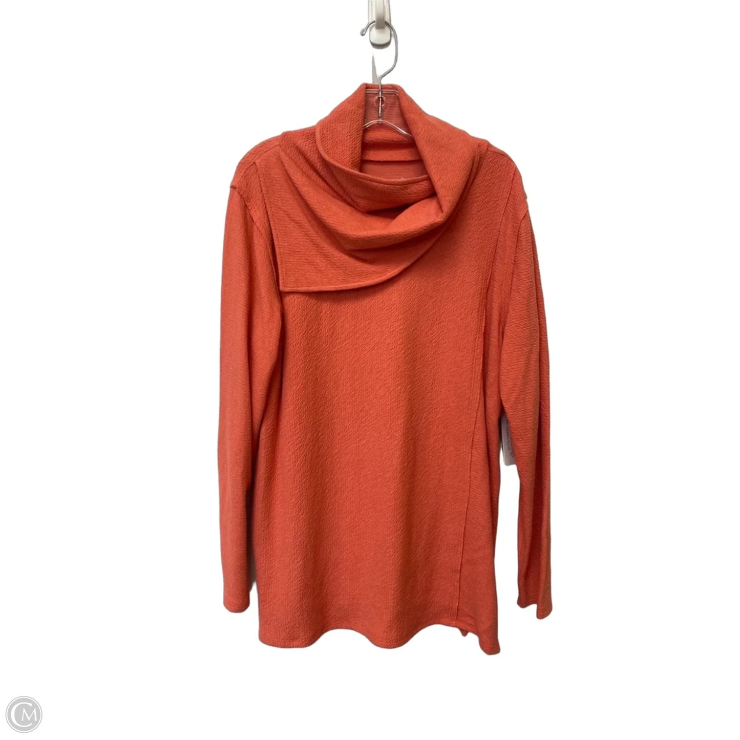Top Long Sleeve By Soft Surroundings In Coral, Size: L