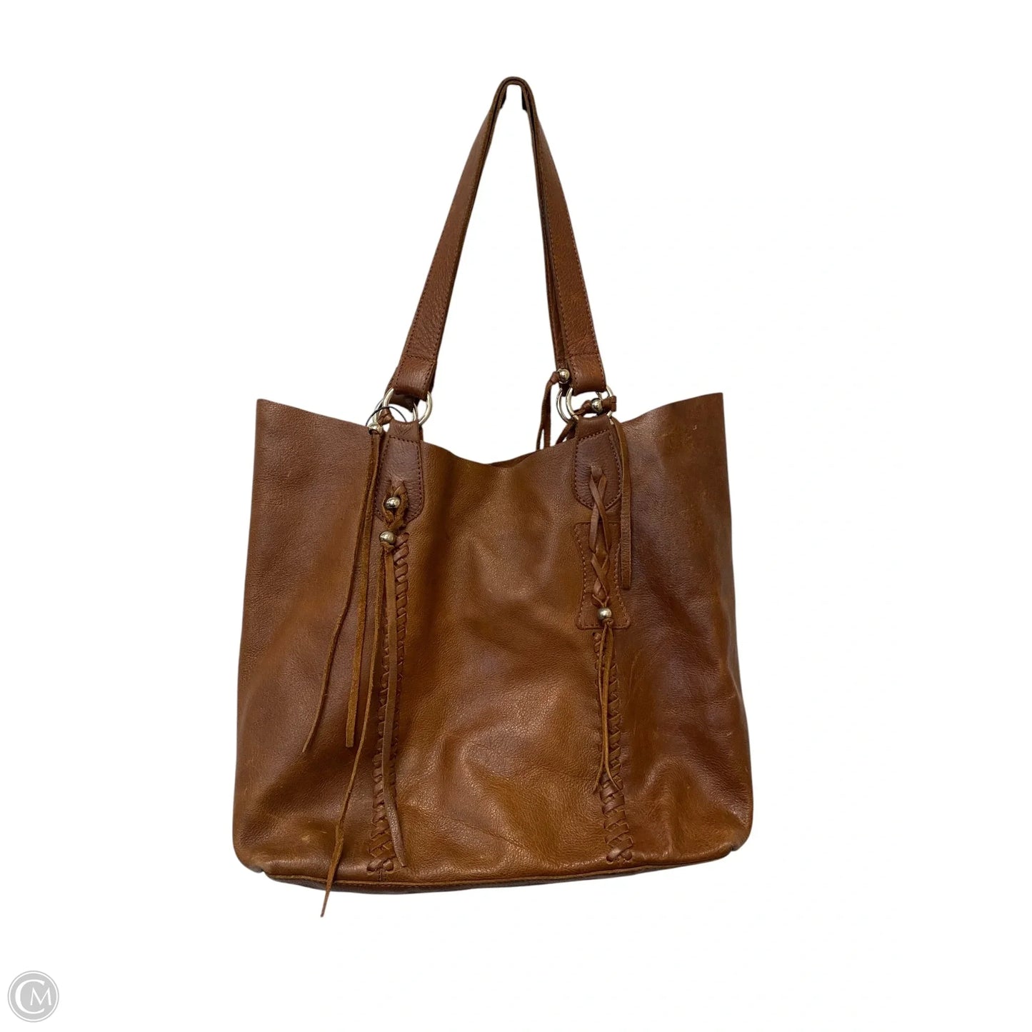 Handbag Leather By Clothes Mentor, Size: Large