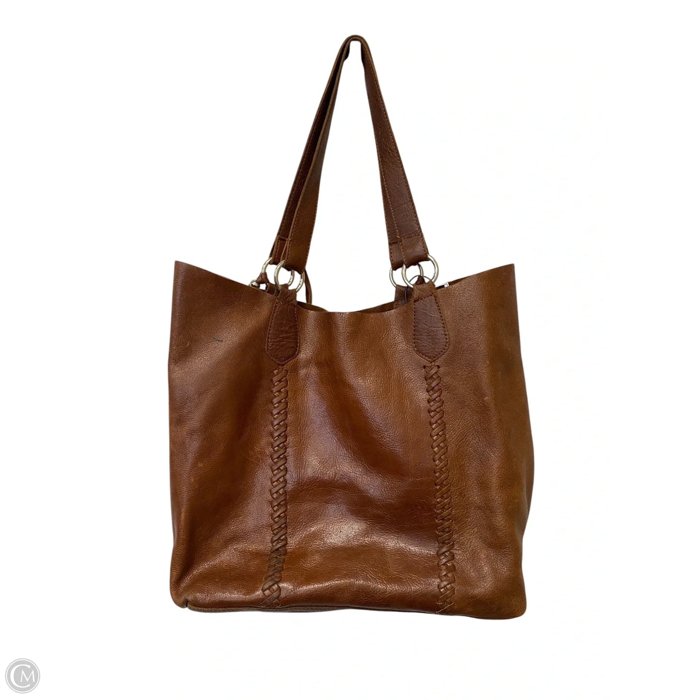 Handbag Leather By Clothes Mentor, Size: Large