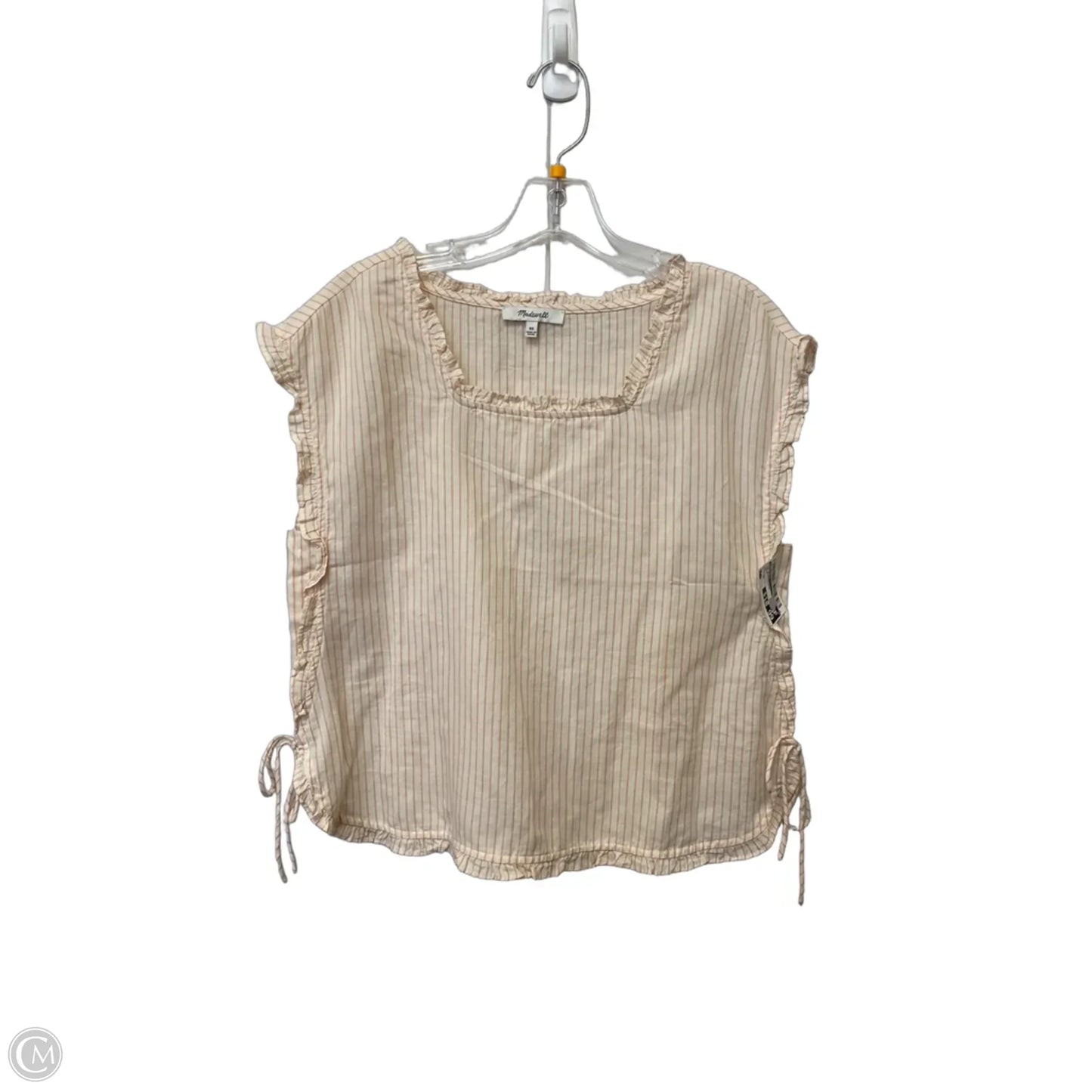 Top Sleeveless By Madewell In Cream, Size: Xs