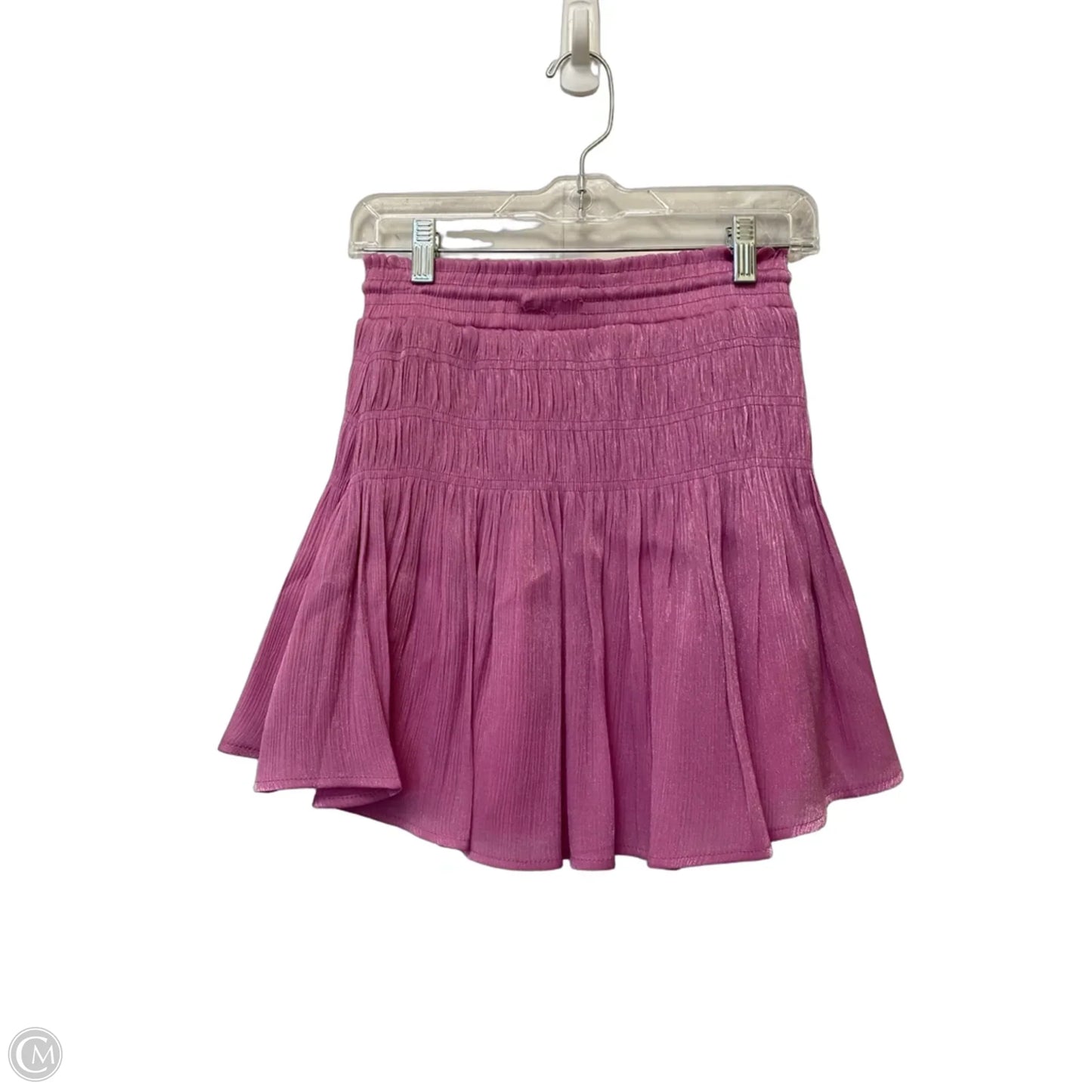 Skirt Mini & Short By Glam In Purple, Size: S