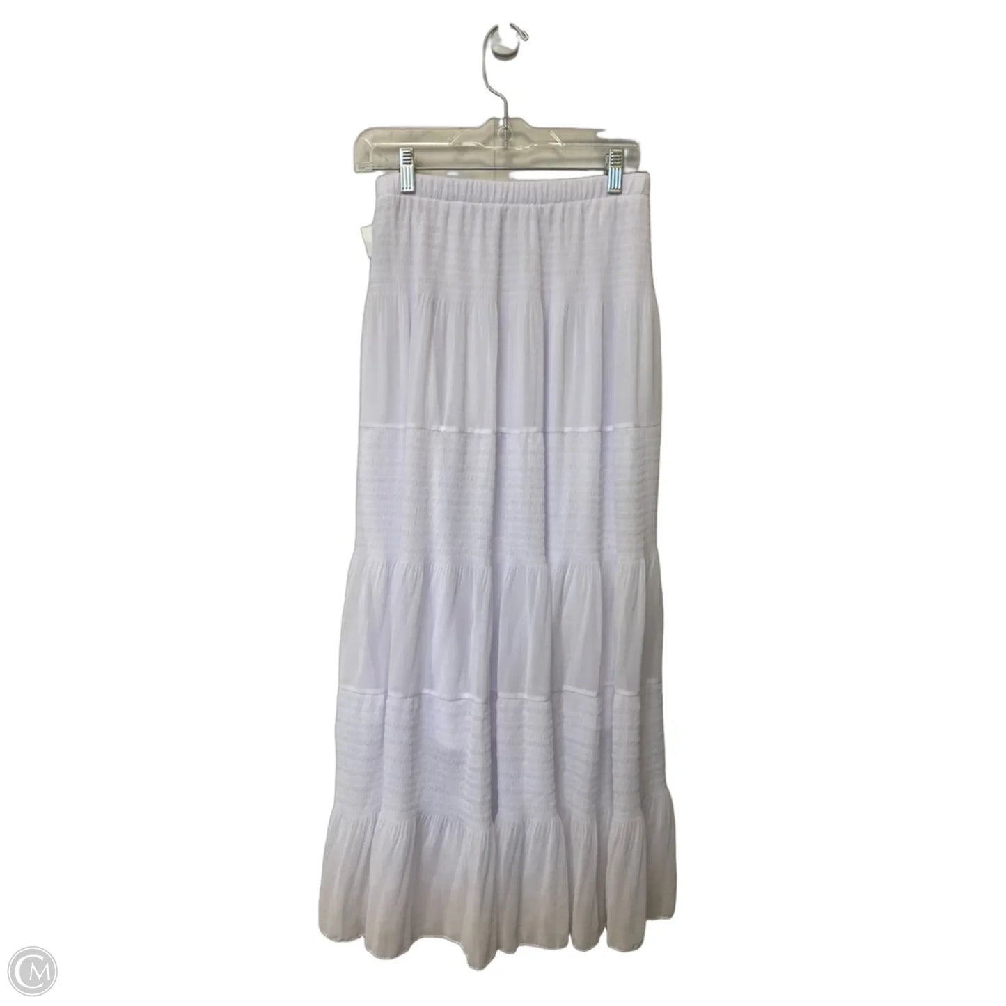 Skirt Maxi By Clothes Mentor In White, Size: M