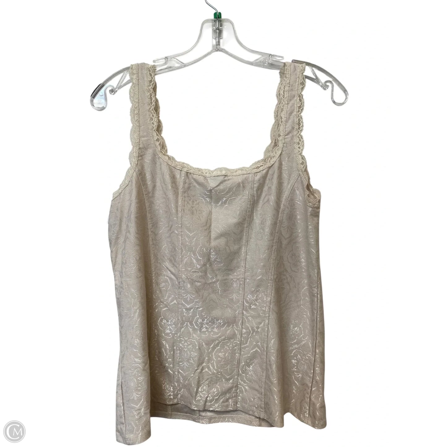Top Sleeveless By White House Black Market In Beige, Size: L