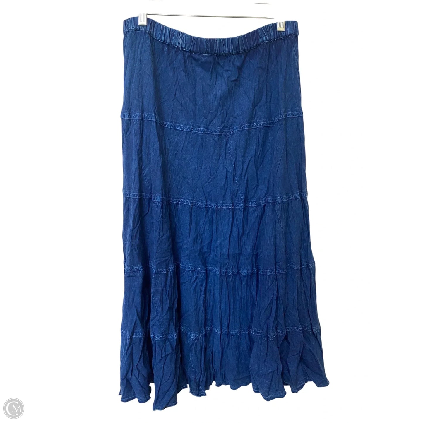 Skirt Maxi By Studio West In Blue, Size: S