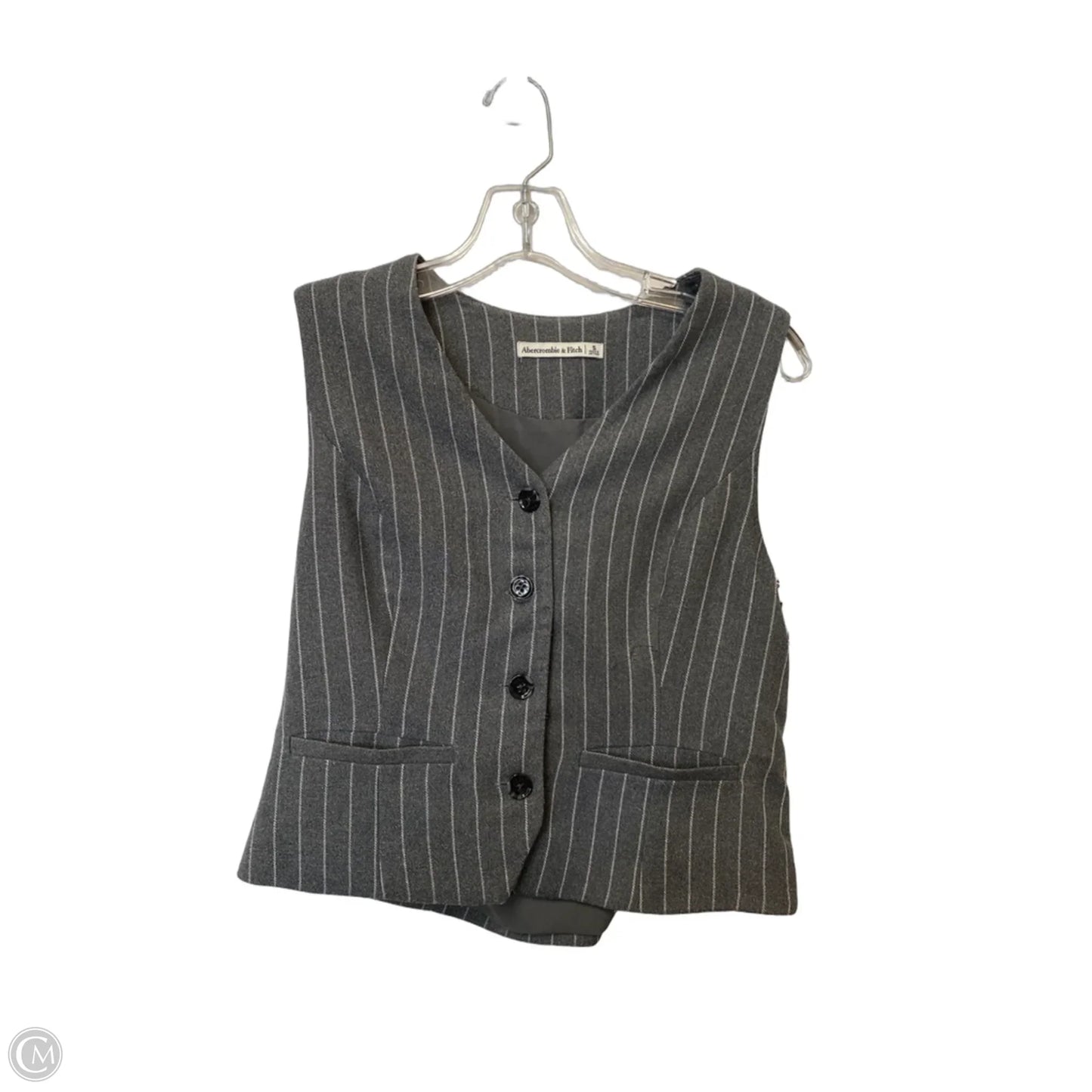 Vest Other By Abercrombie And Fitch In Grey, Size: S