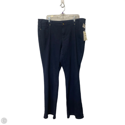 Jeans Designer By Michael Kors In Blue Denim, Size: 18