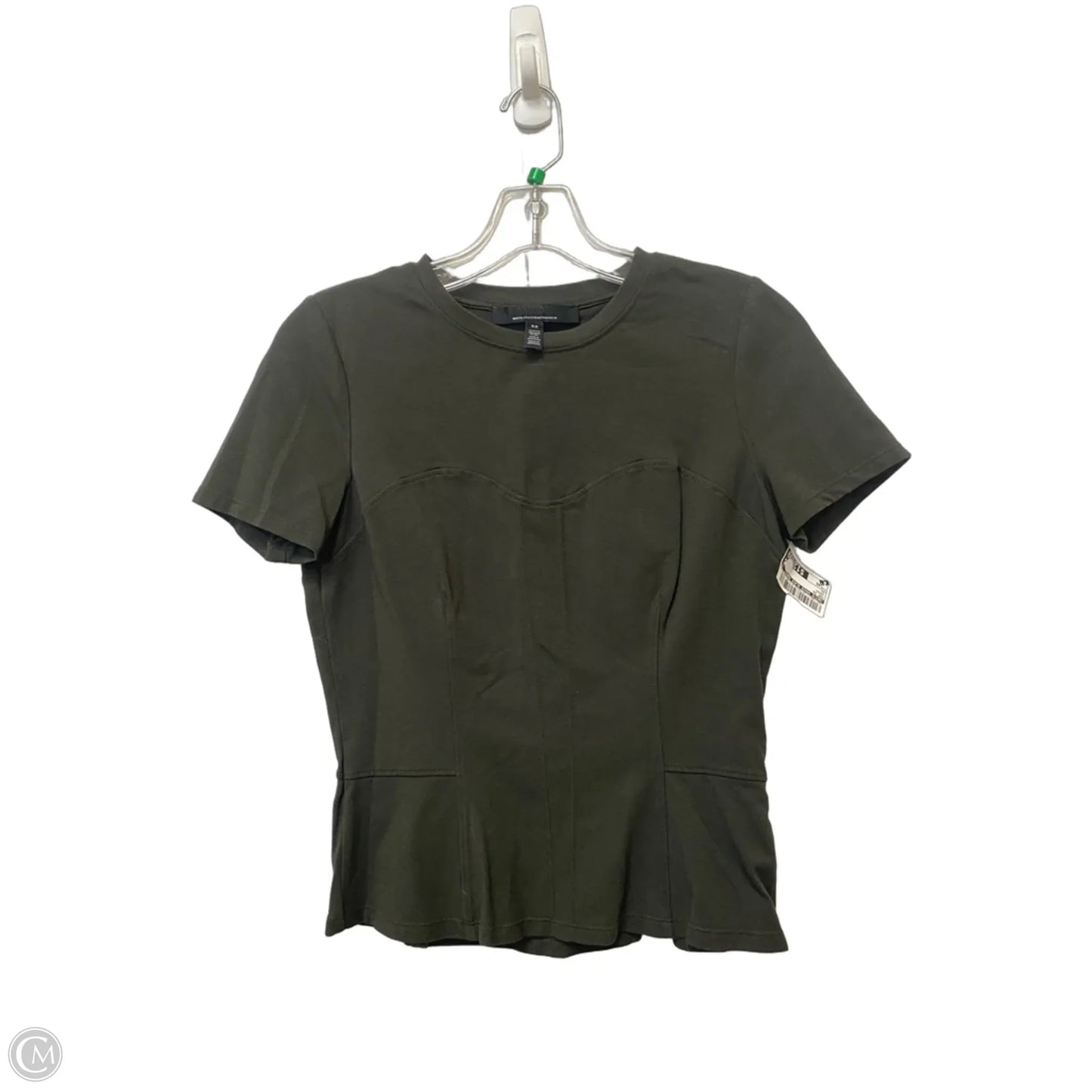 Top Short Sleeve By White House Black Market In Green, Size: Xs