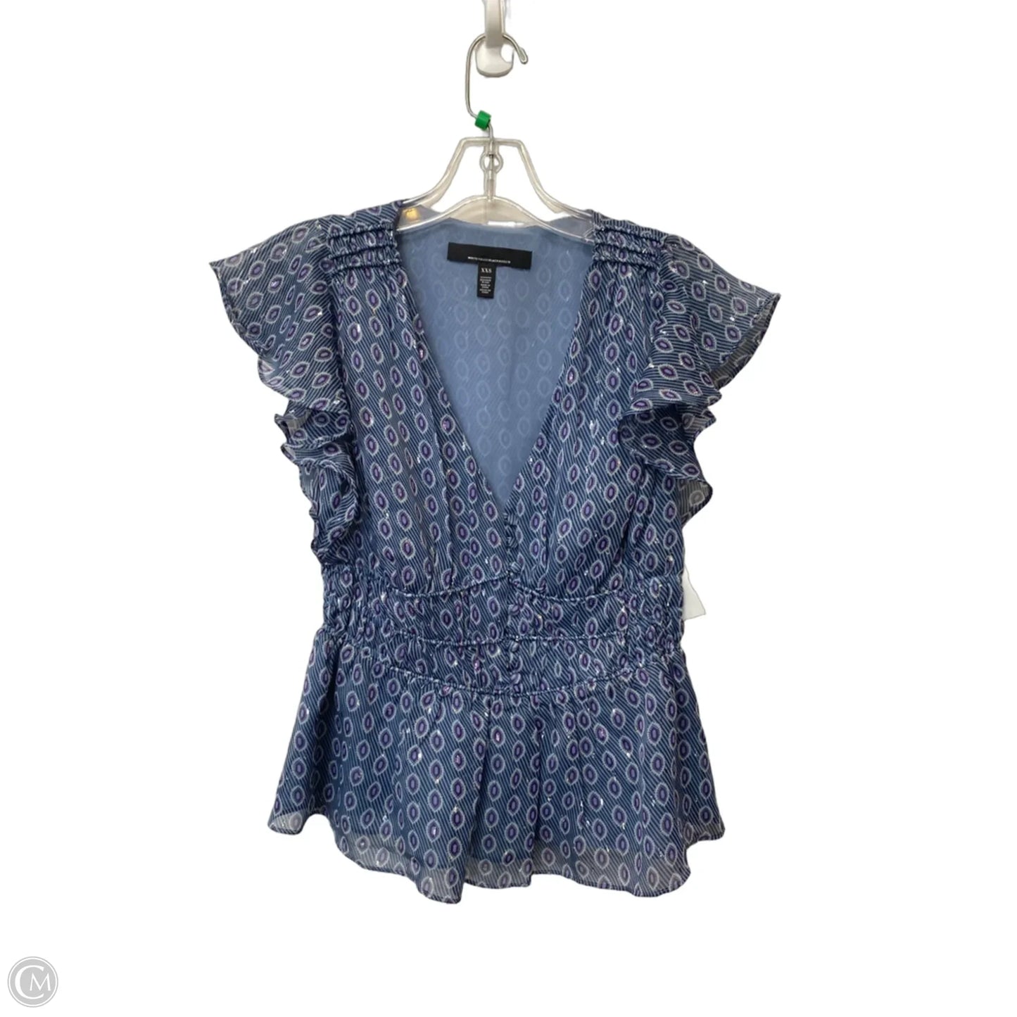 Top Sleeveless By White House Black Market In Blue, Size: Xxs