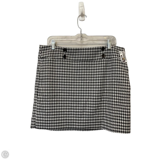 Skirt Mini & Short By Limited In Black & White, Size: 12
