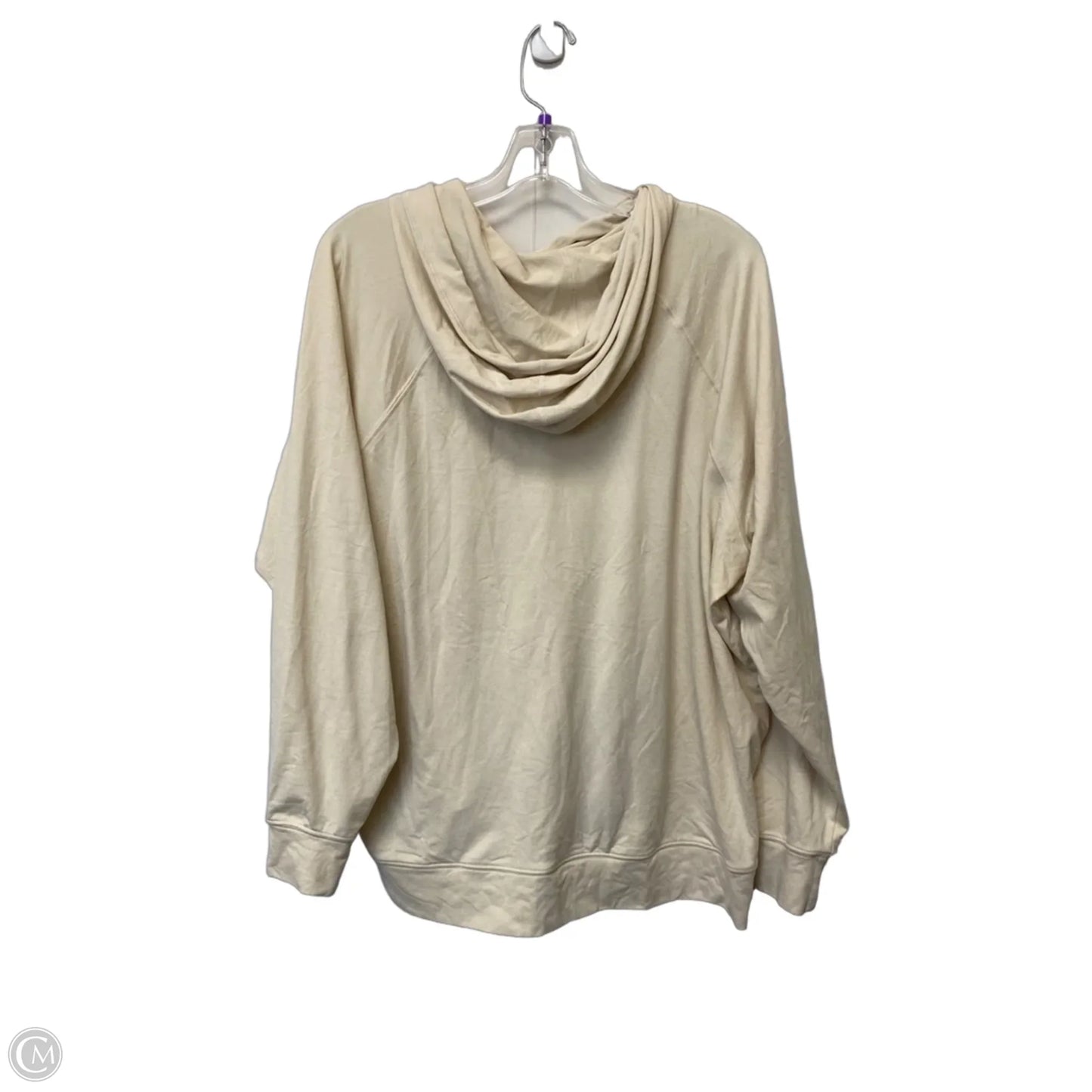 Top Long Sleeve By Vuori In Cream, Size: L