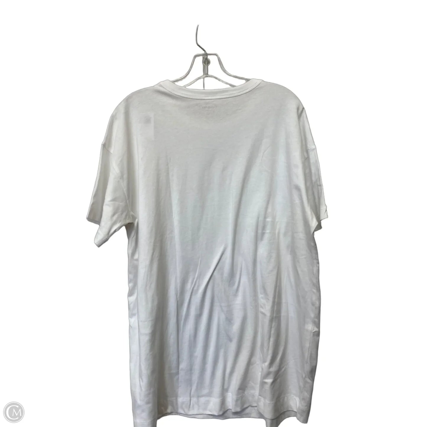 Top Short Sleeve Basic By Old Navy In White, Size: L